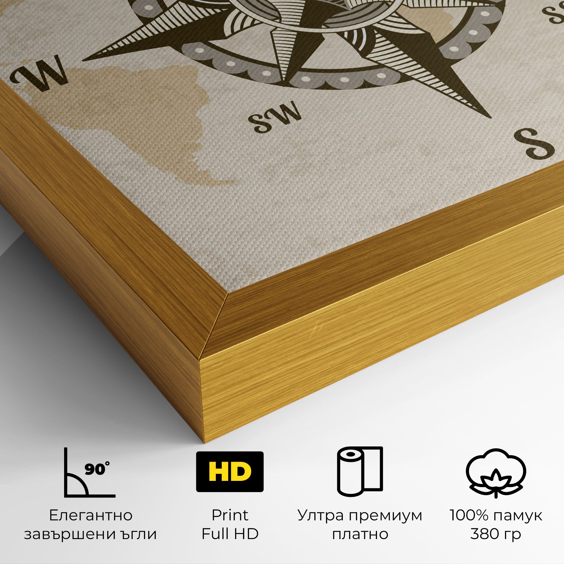 Nautical Compass mockup 4