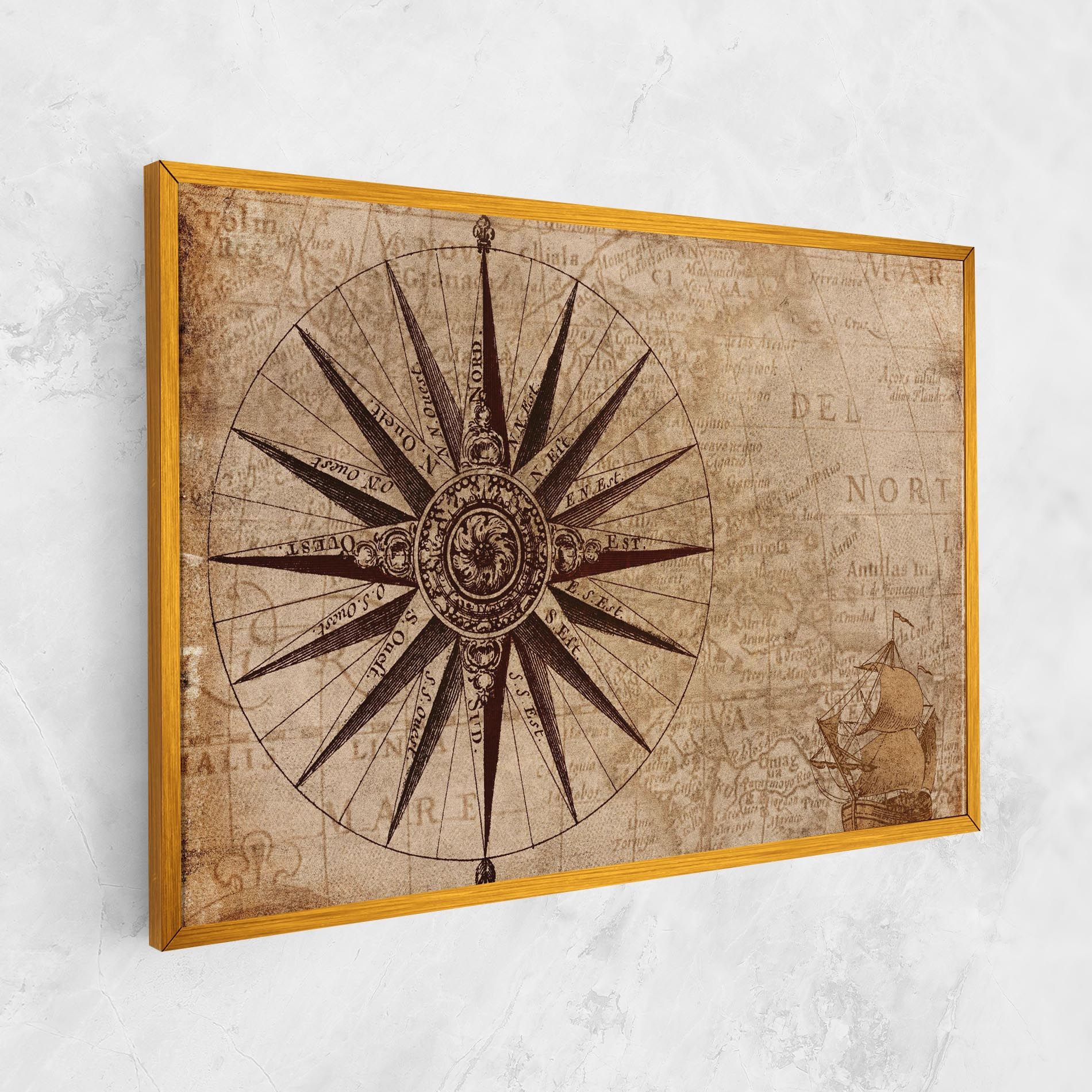 Vintage Map mockup 1