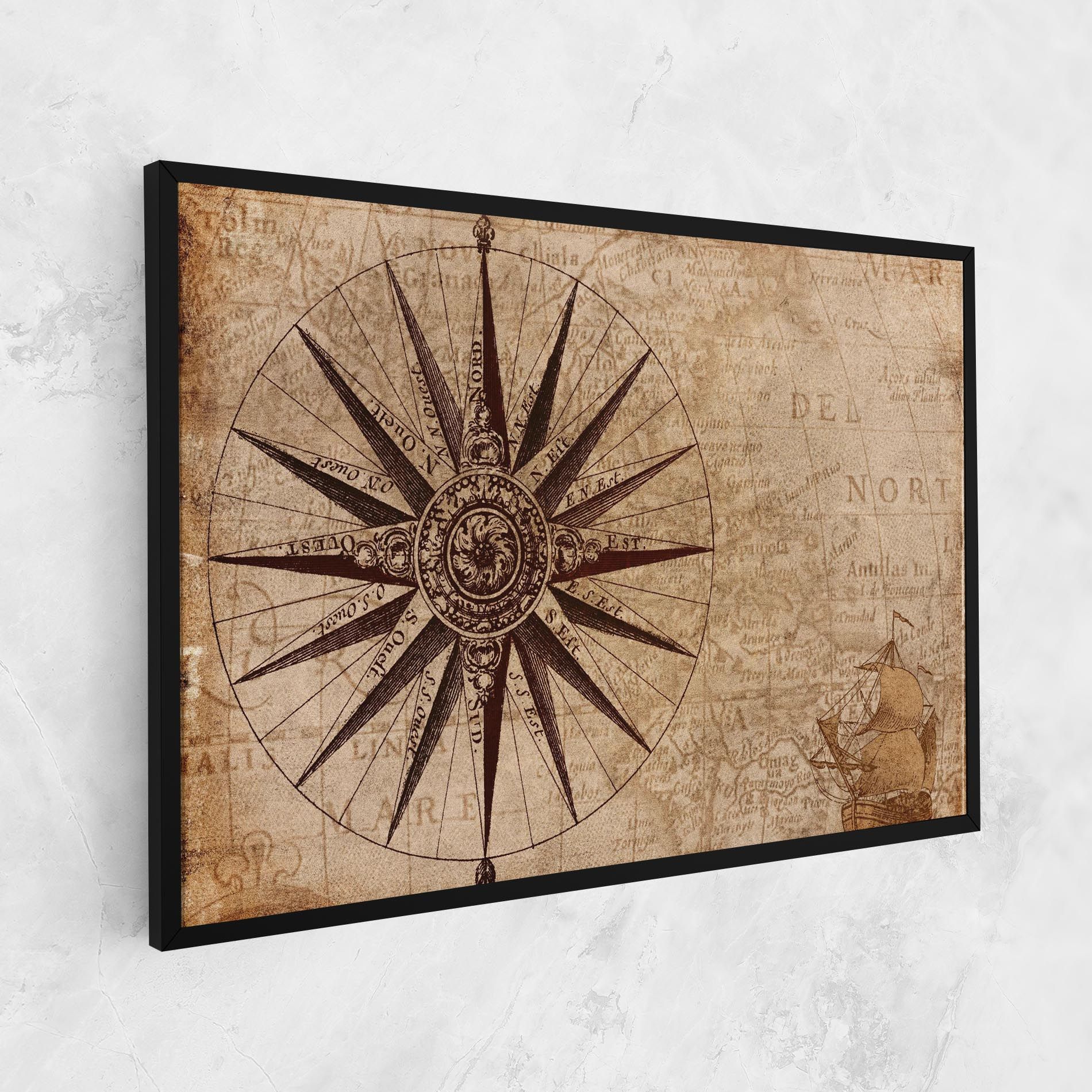 Vintage Map mockup 1