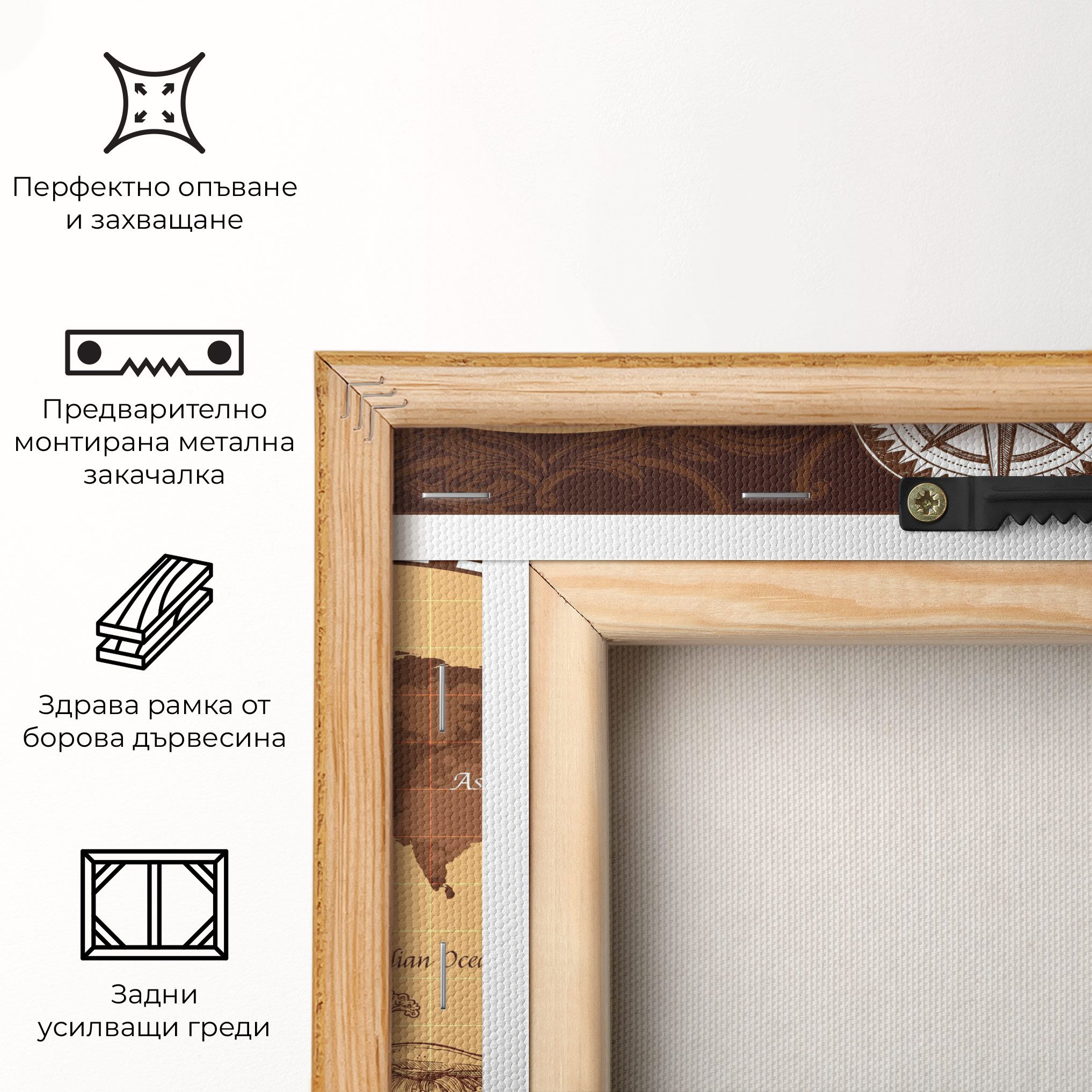 Old Brown Map mockup 5