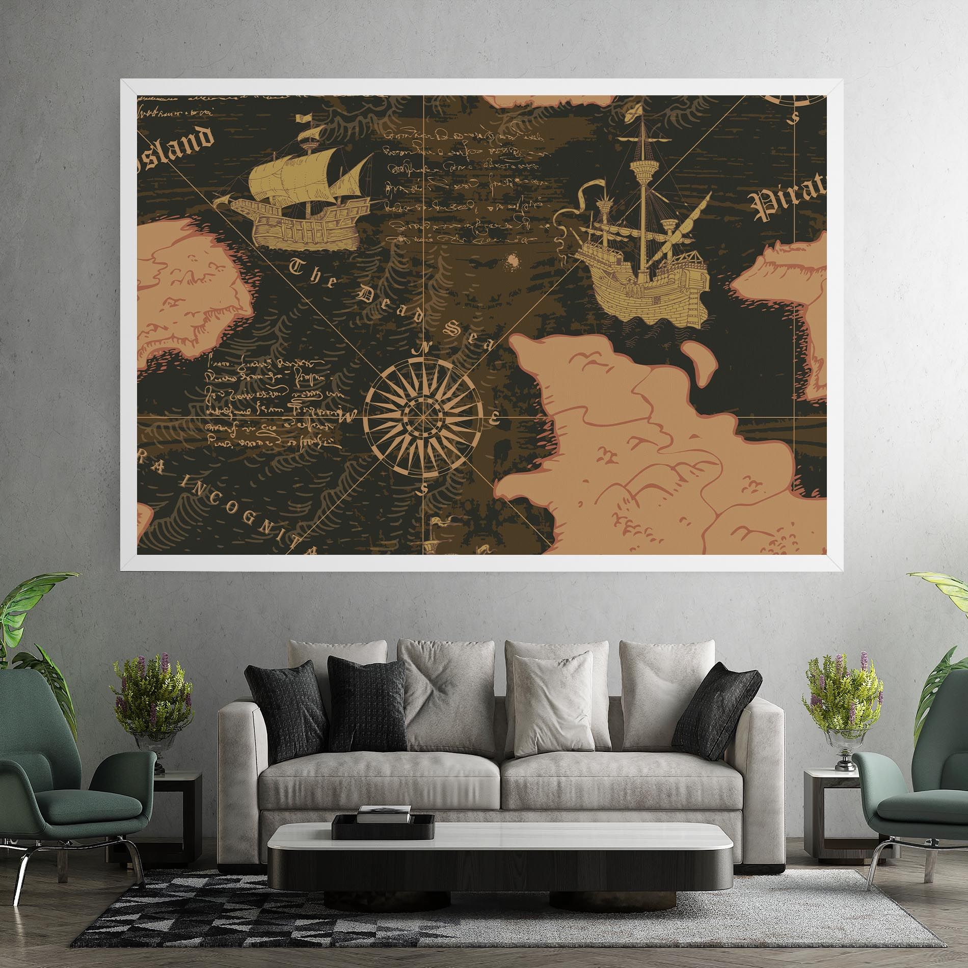 Cool Old Map mockup 7
