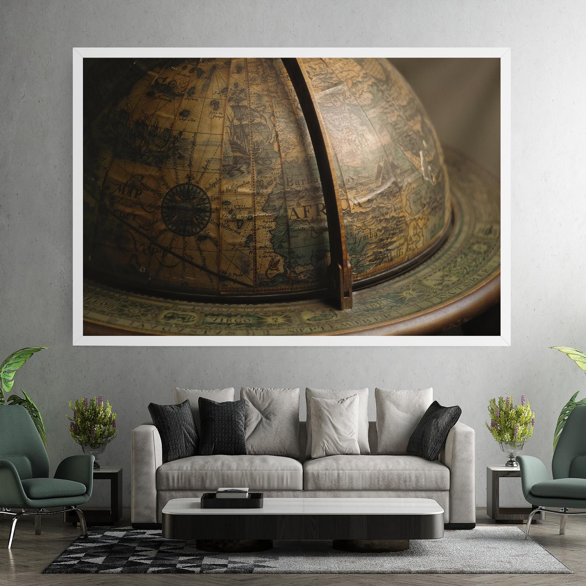 Globe Map mockup 7