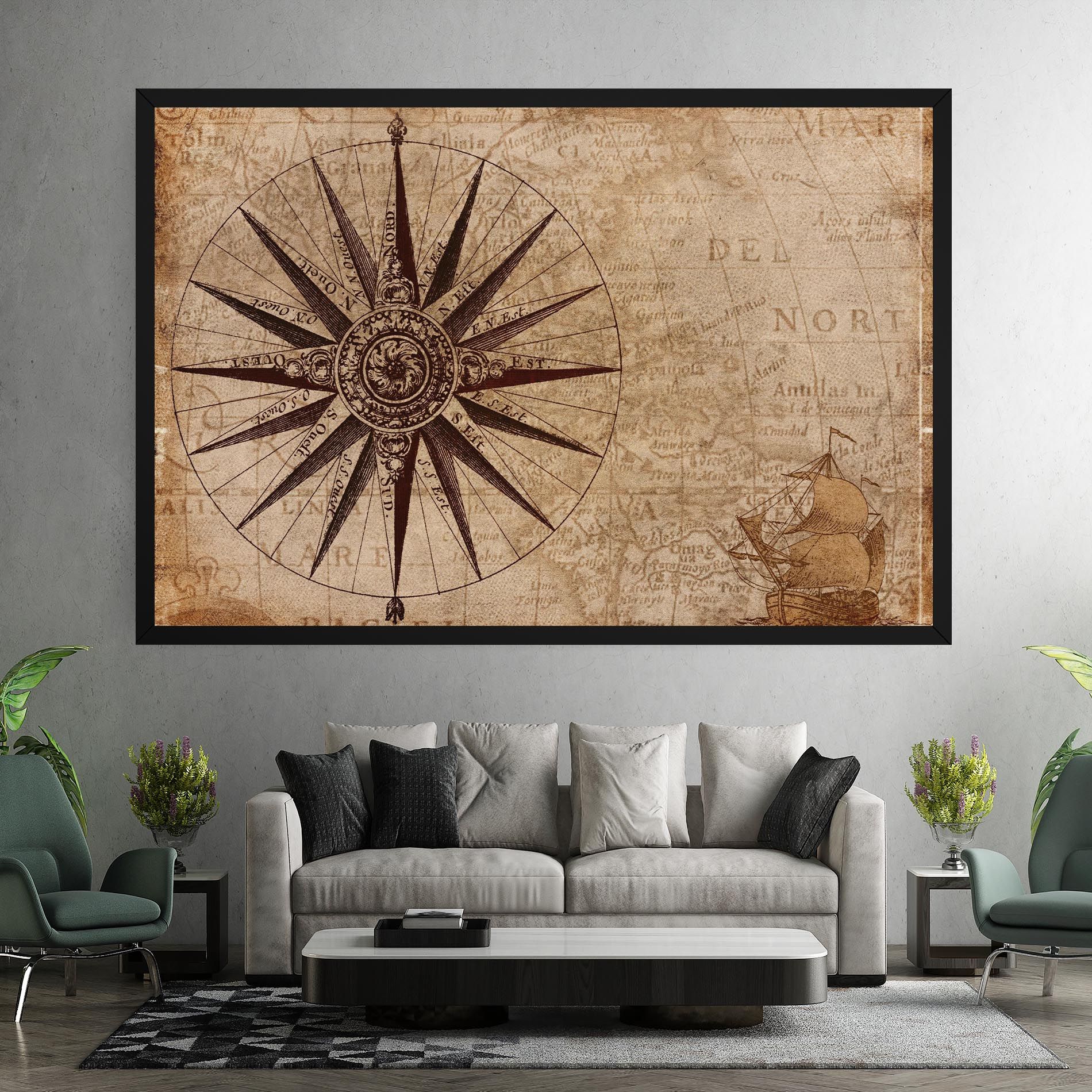 Vintage Map mockup 7