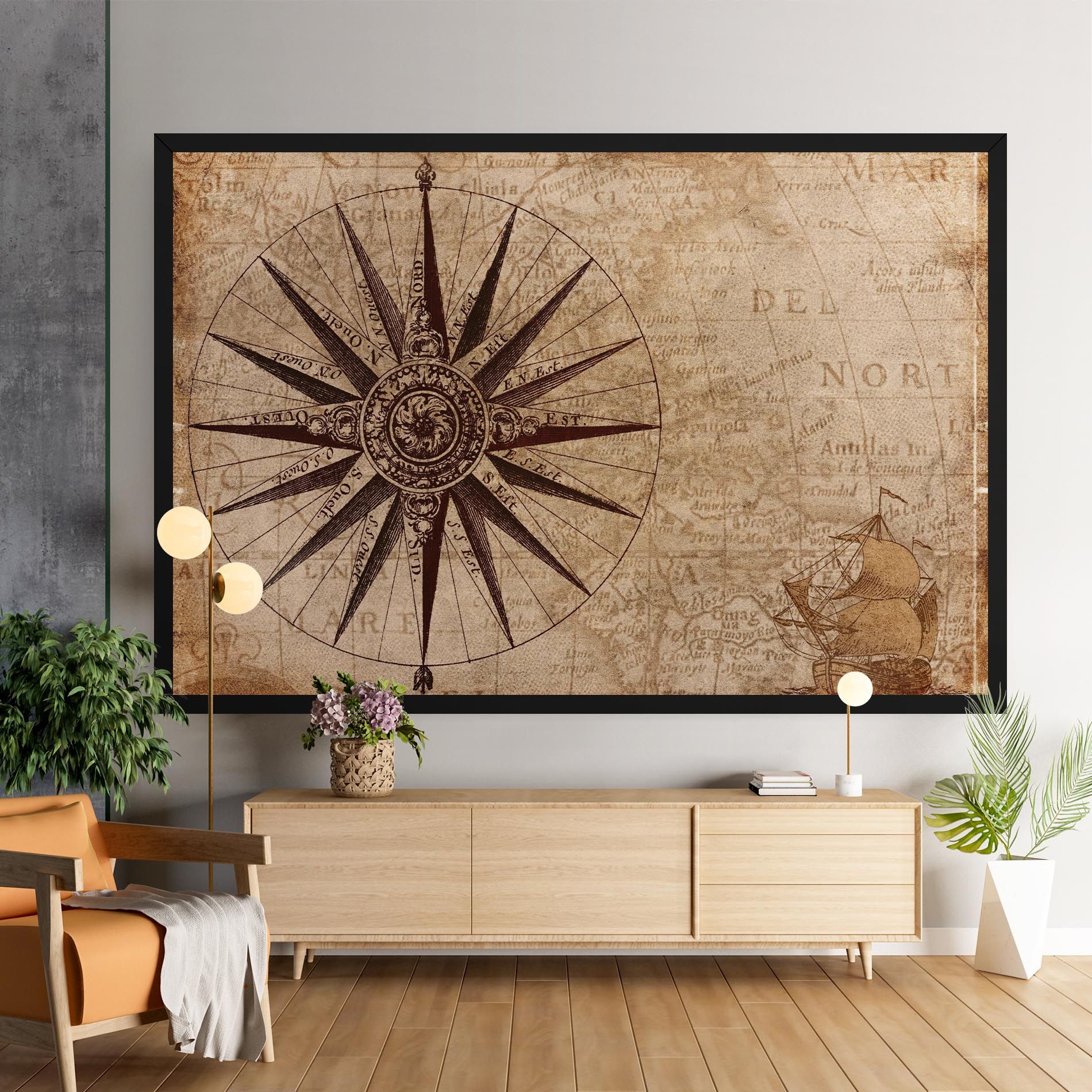 Vintage Map mockup 9