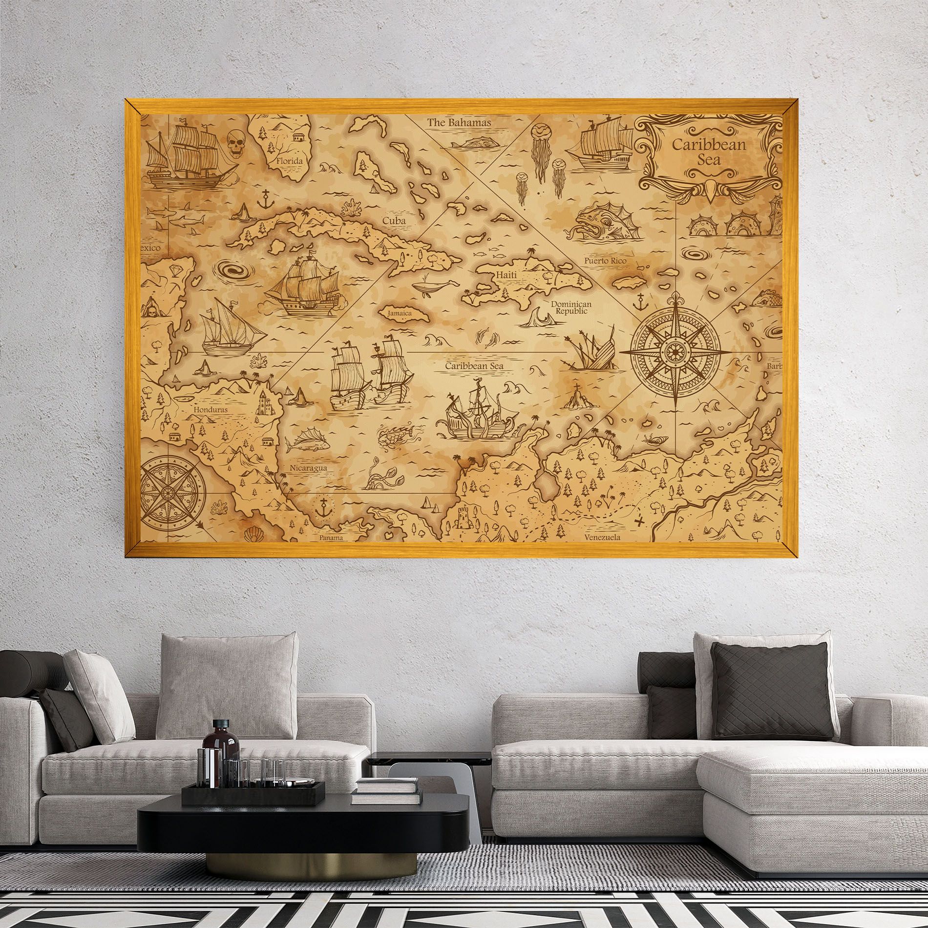 Caribbean Sea mockup 2