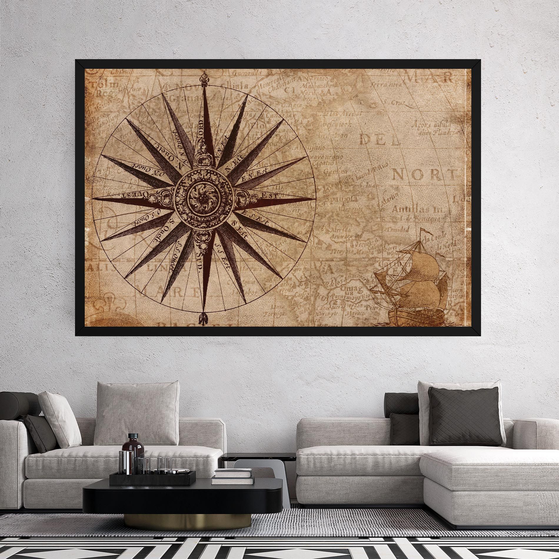 Vintage Map mockup 2