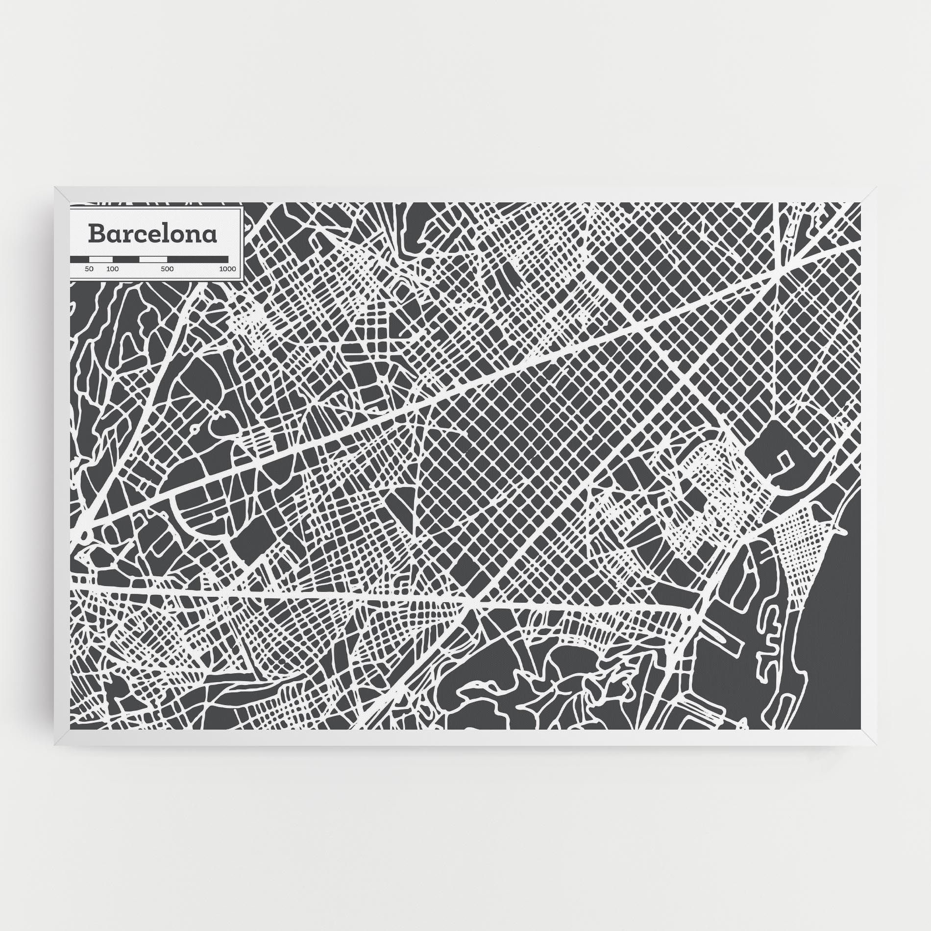 Barcelona Map mockup 0