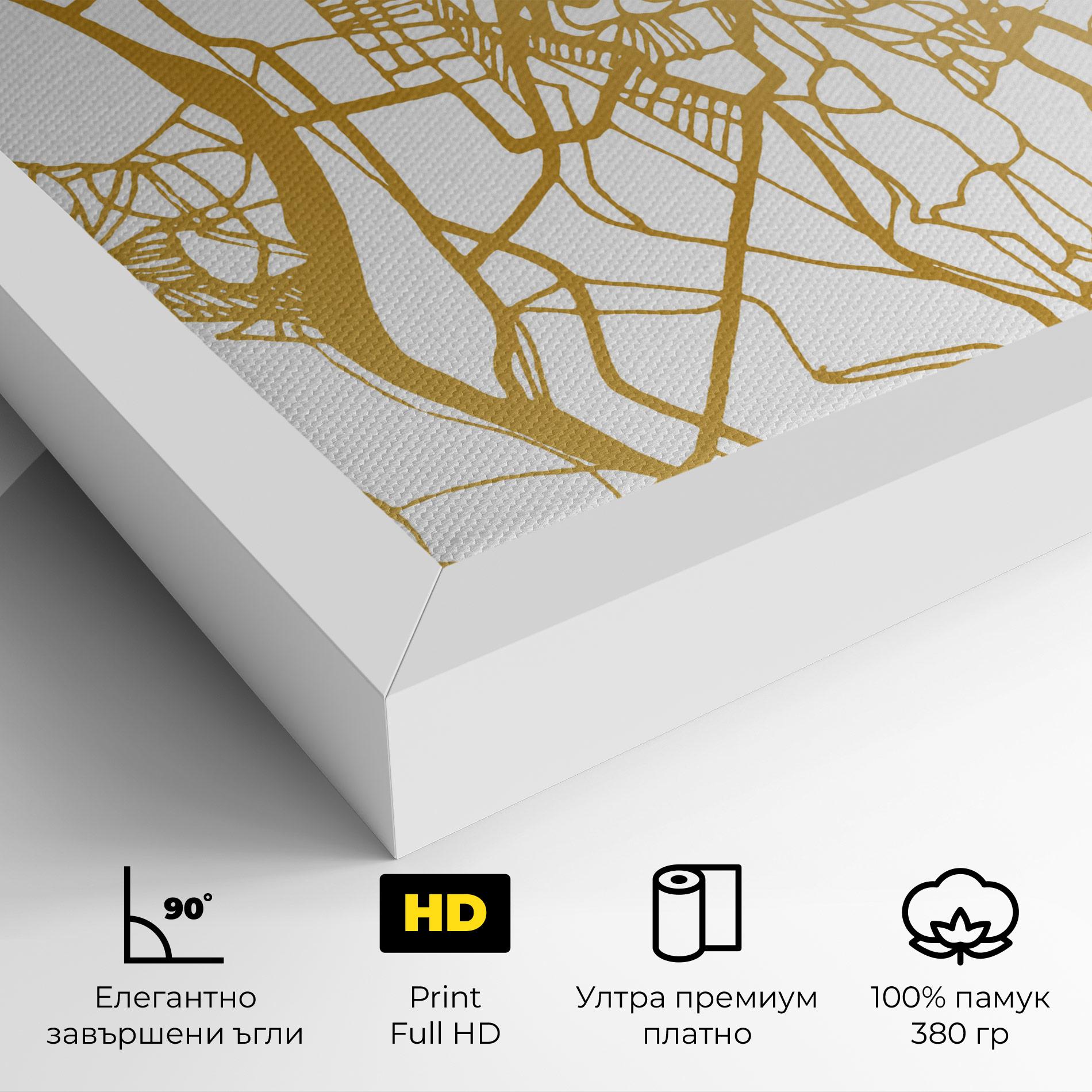 Картина на платно Antananarivo Map mockup 4