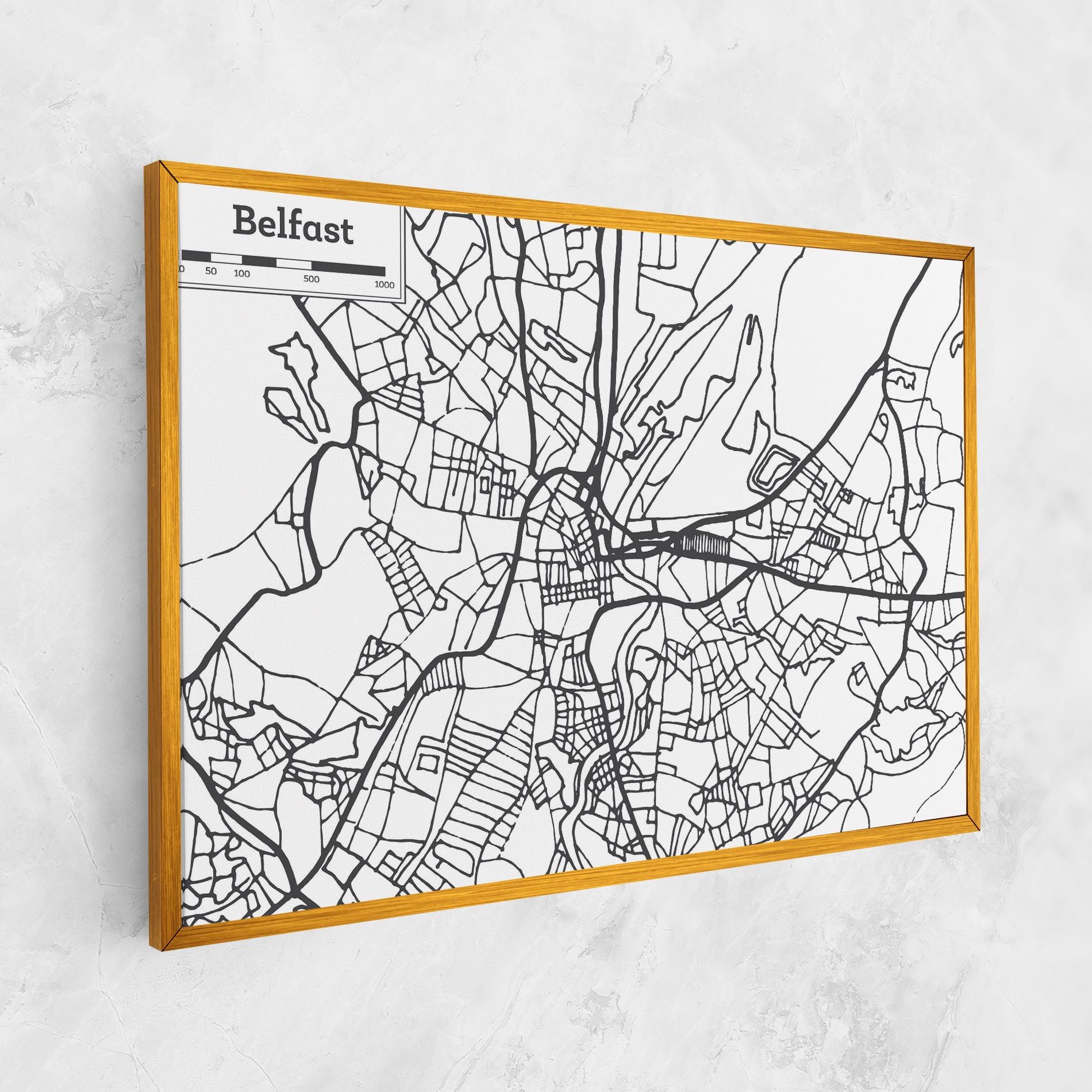 Belfast Map mockup 1