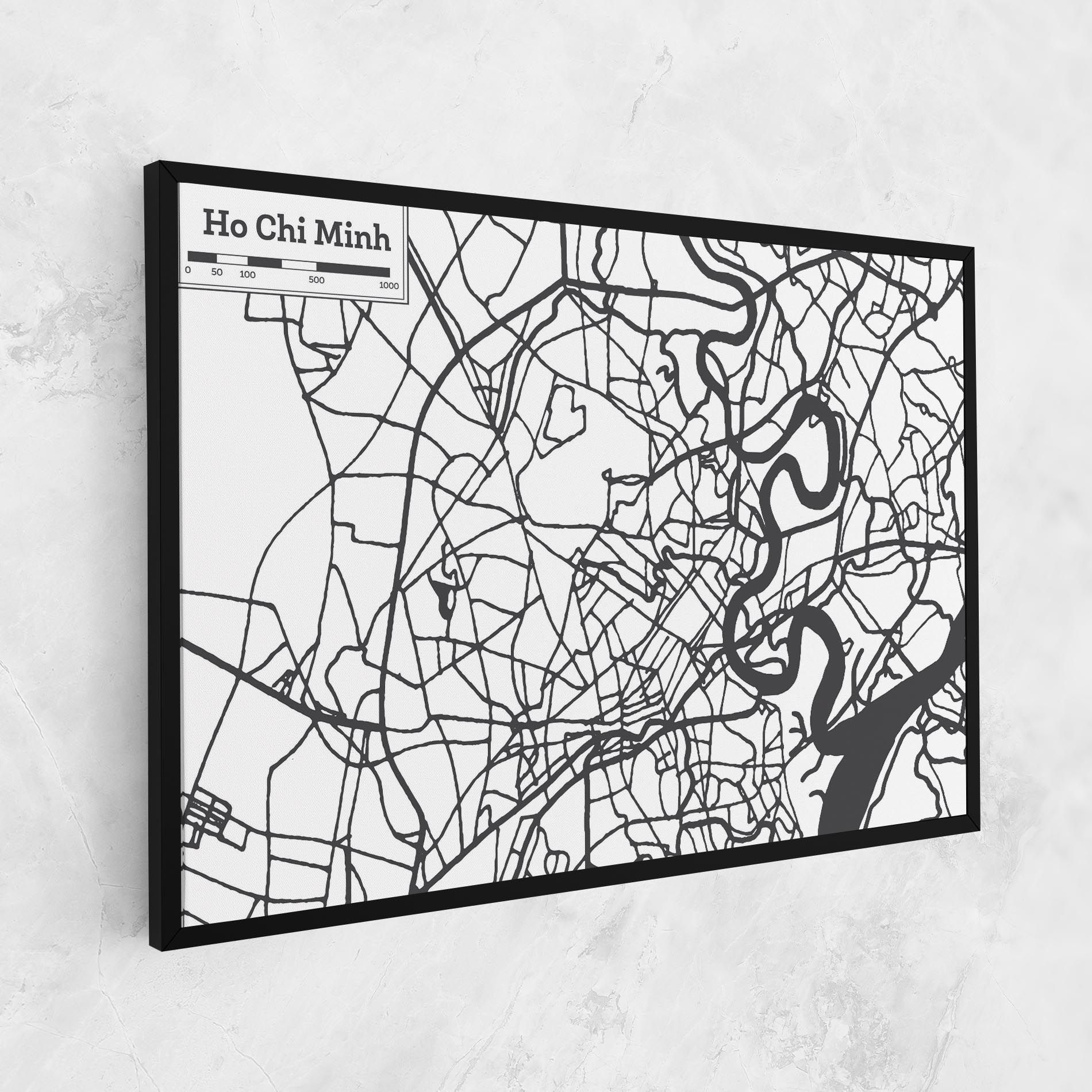 Ho Chi Minh Map mockup 1
