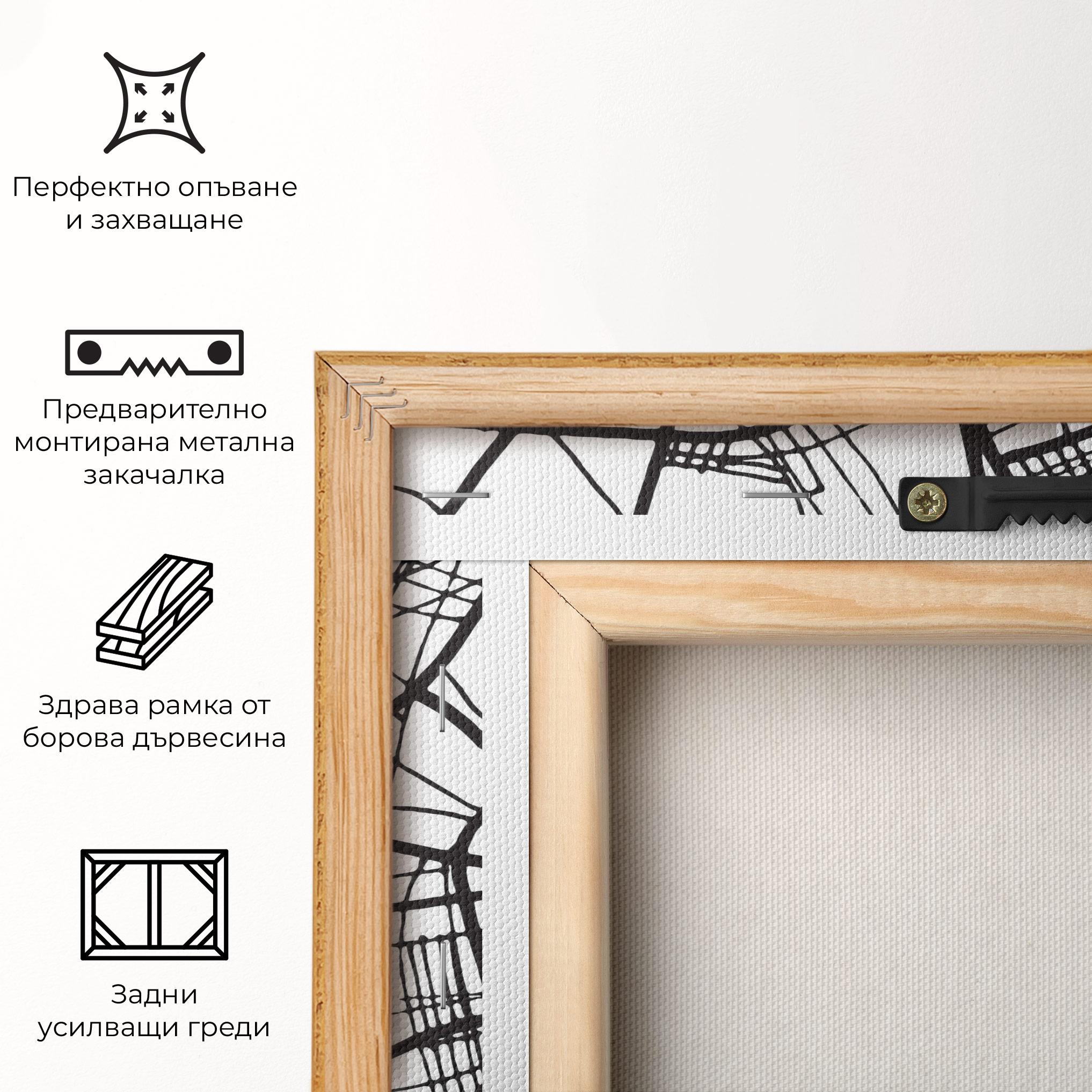 Картина на платно Vitoria Gasteiz Map mockup 5