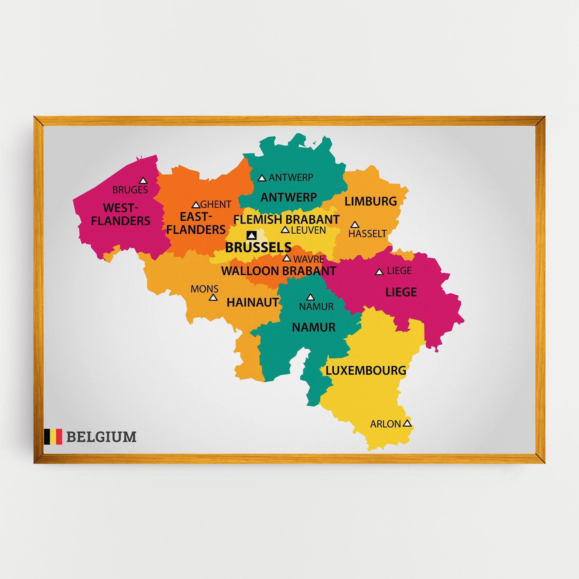 Belgium Color Map mockup 0