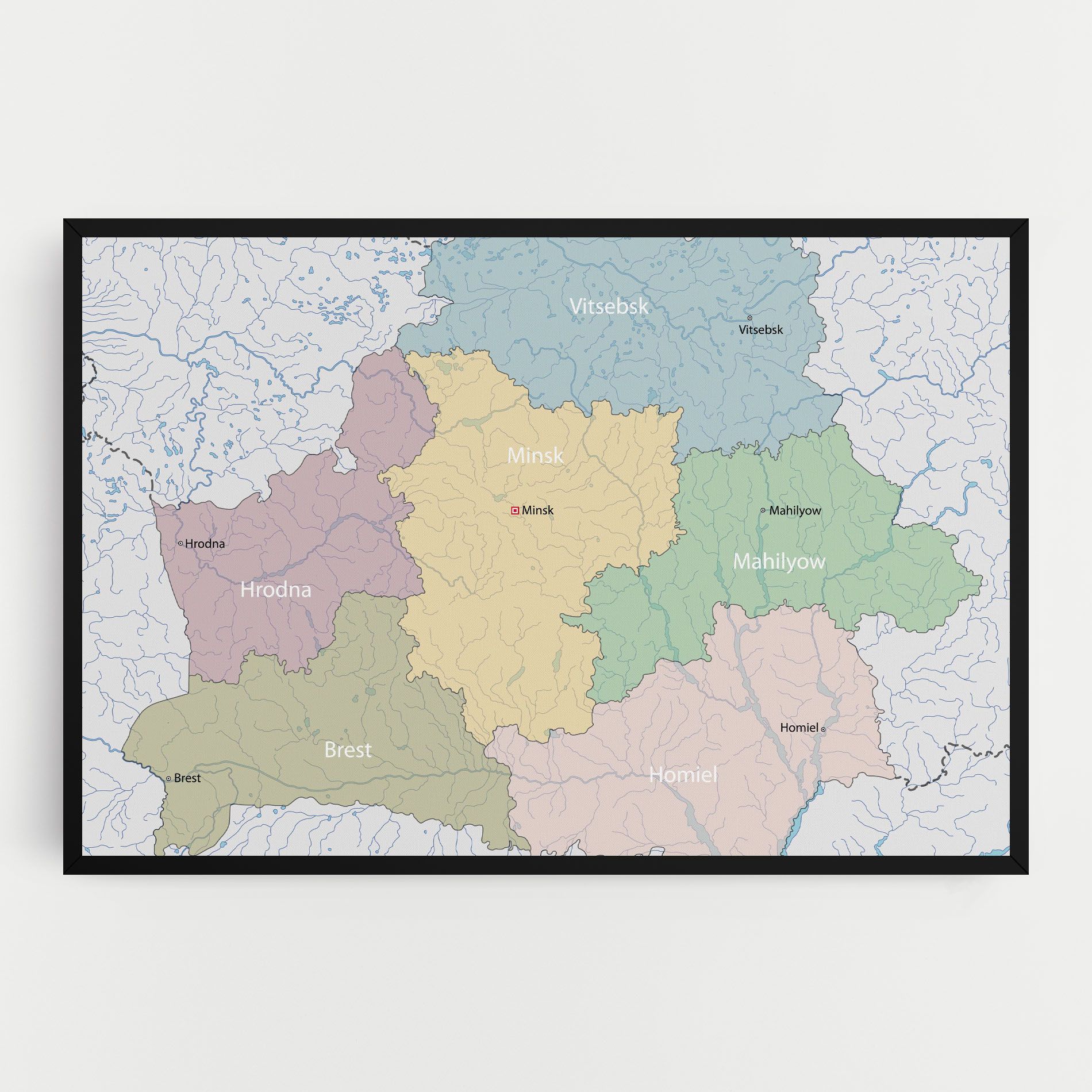Belarus Map mockup 0
