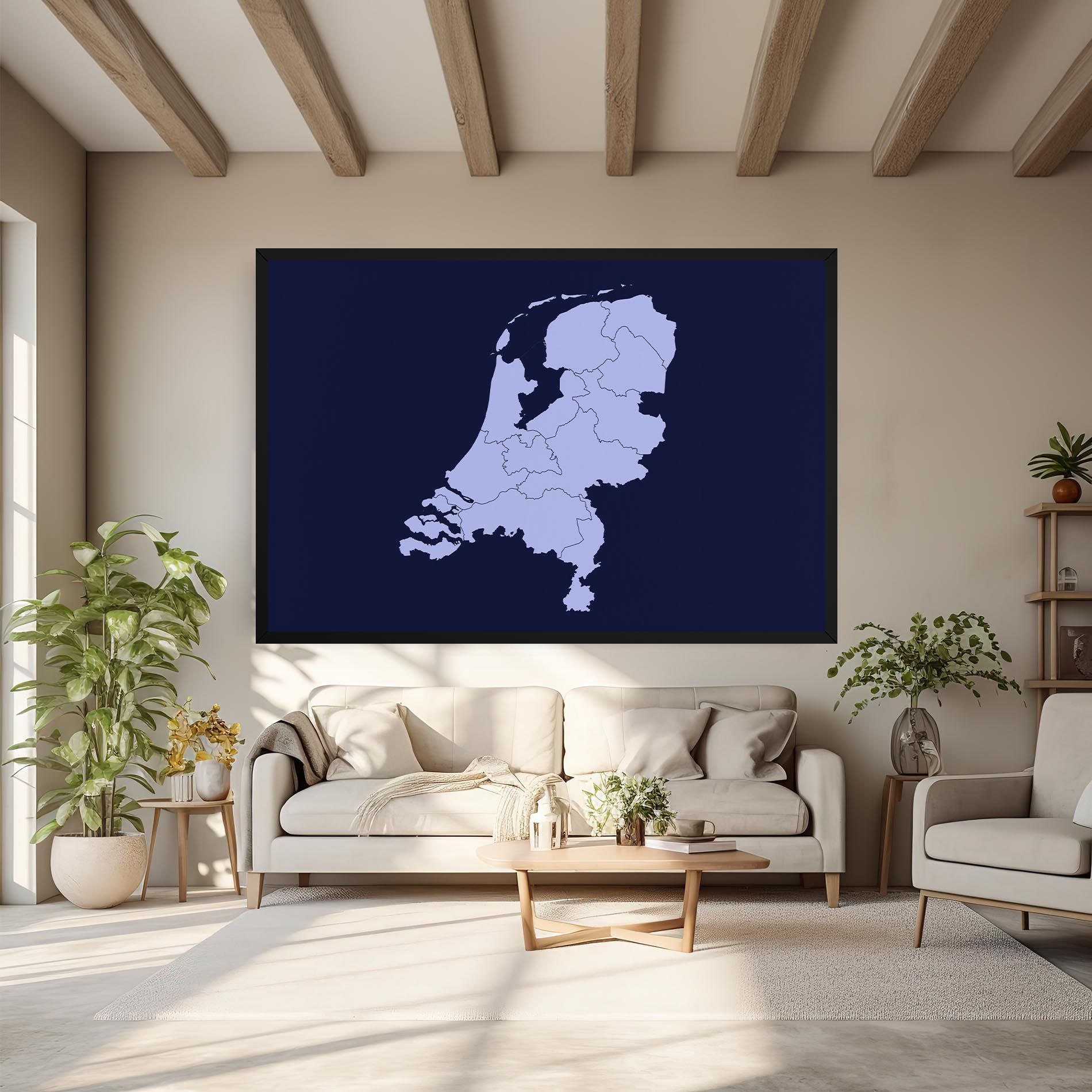 Netherlands Map mockup 6