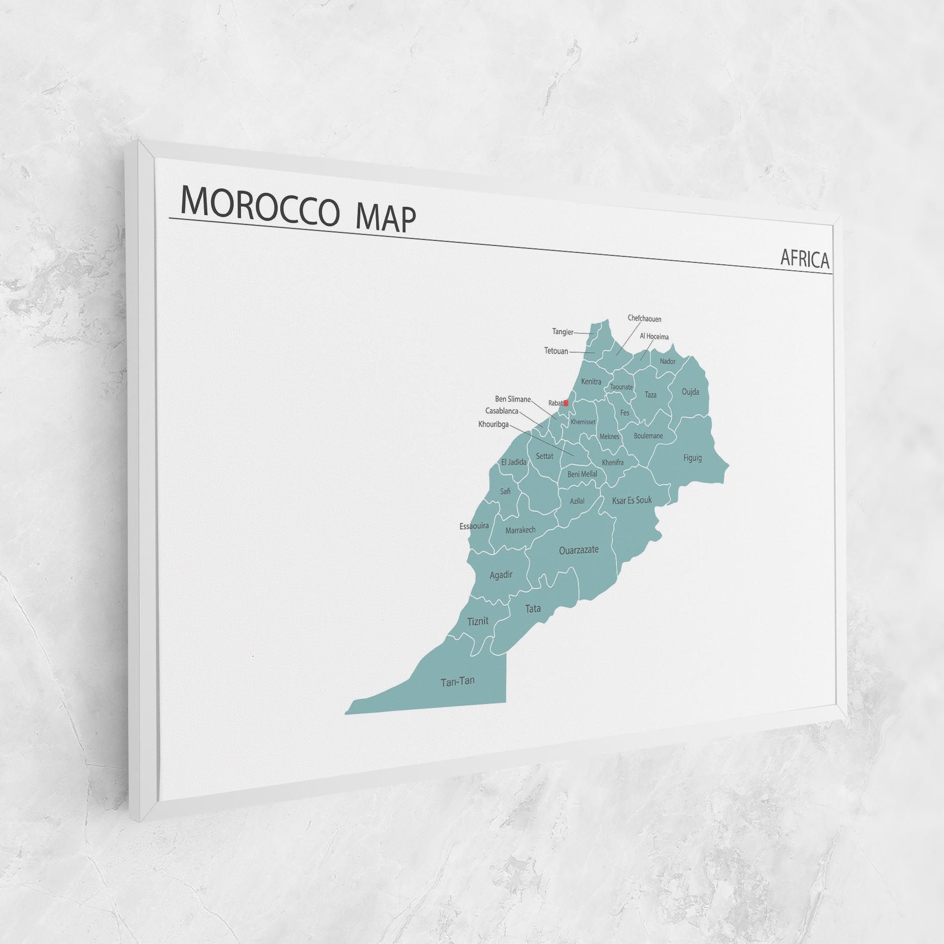 Morocco Map mockup 1