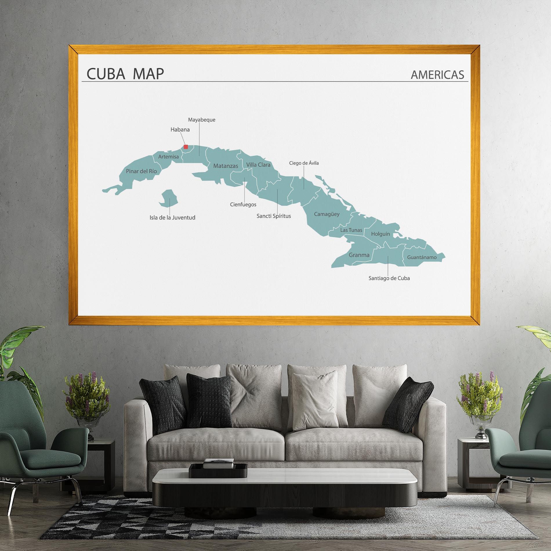 Cuba Map mockup 7