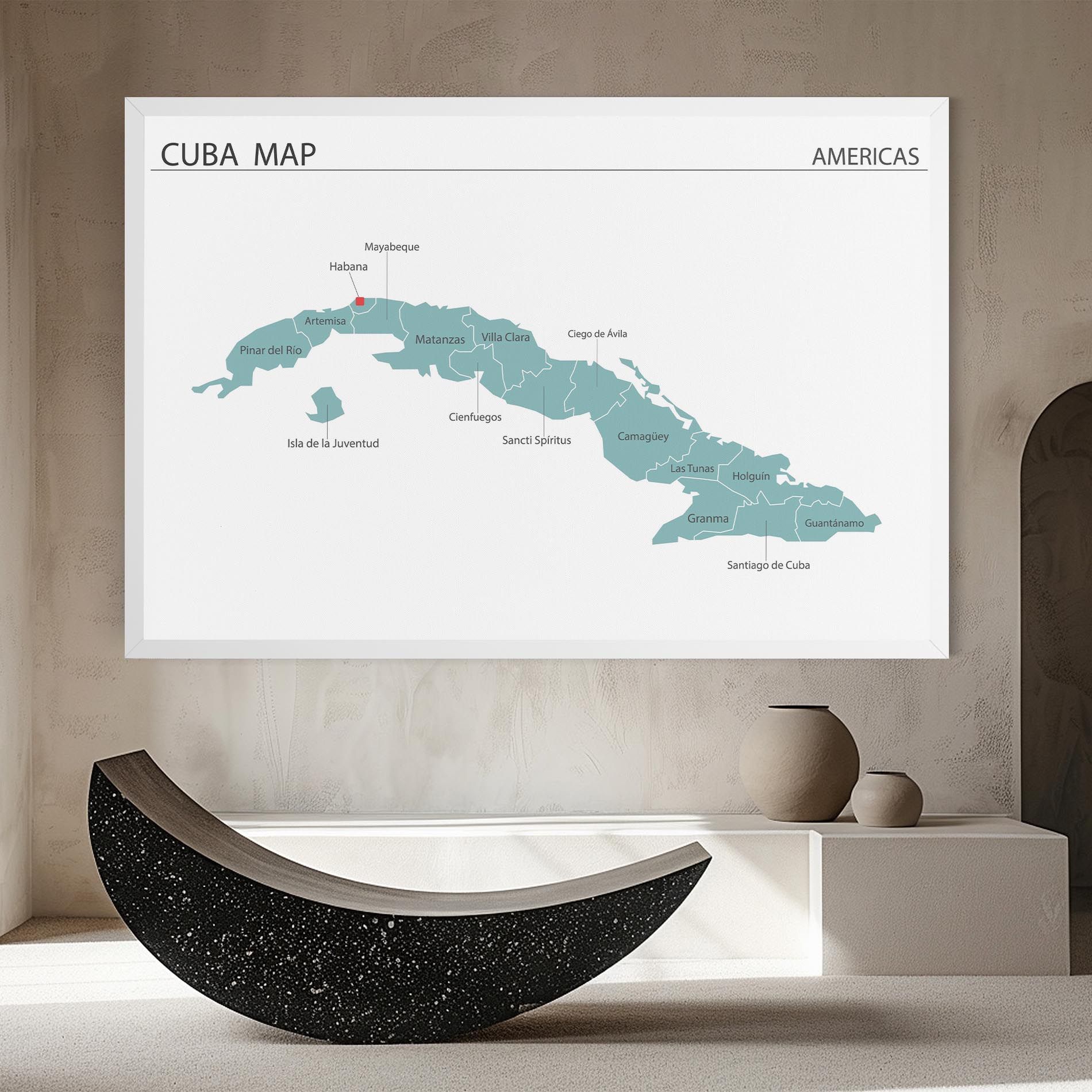 Cuba Map mockup 8