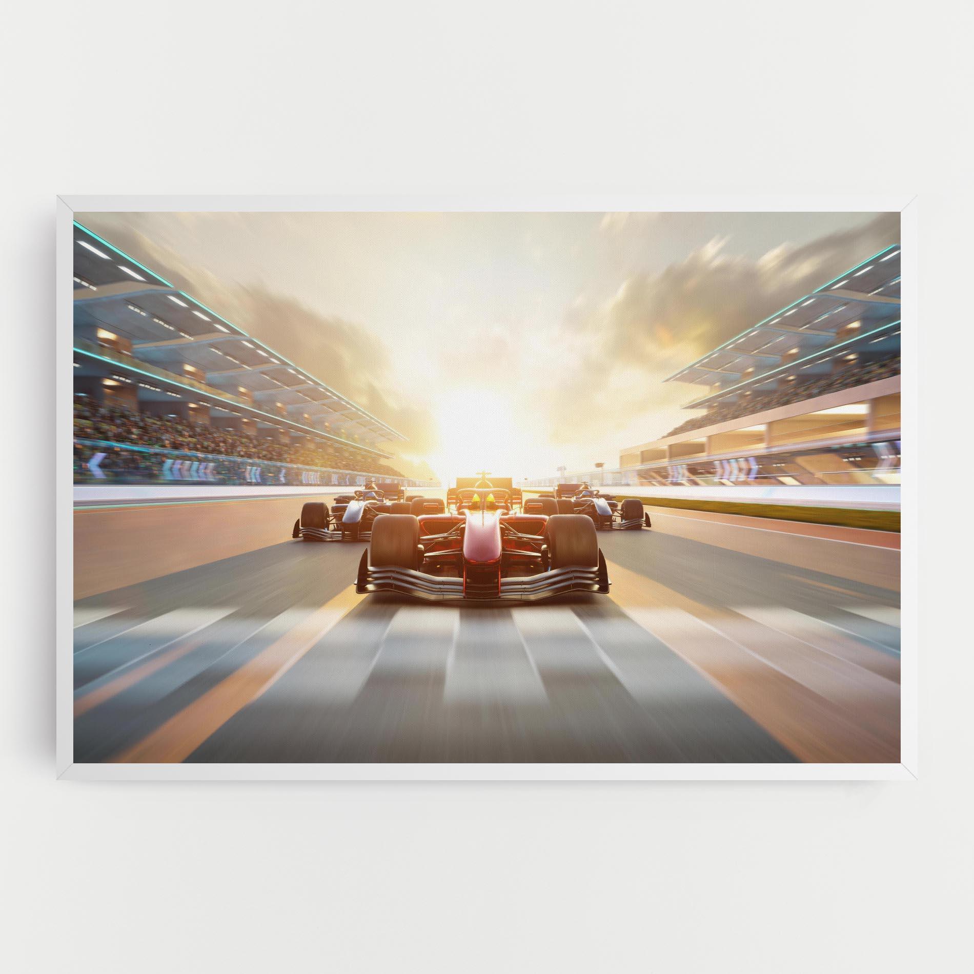 Картина на платно F1 Winning mockup 0