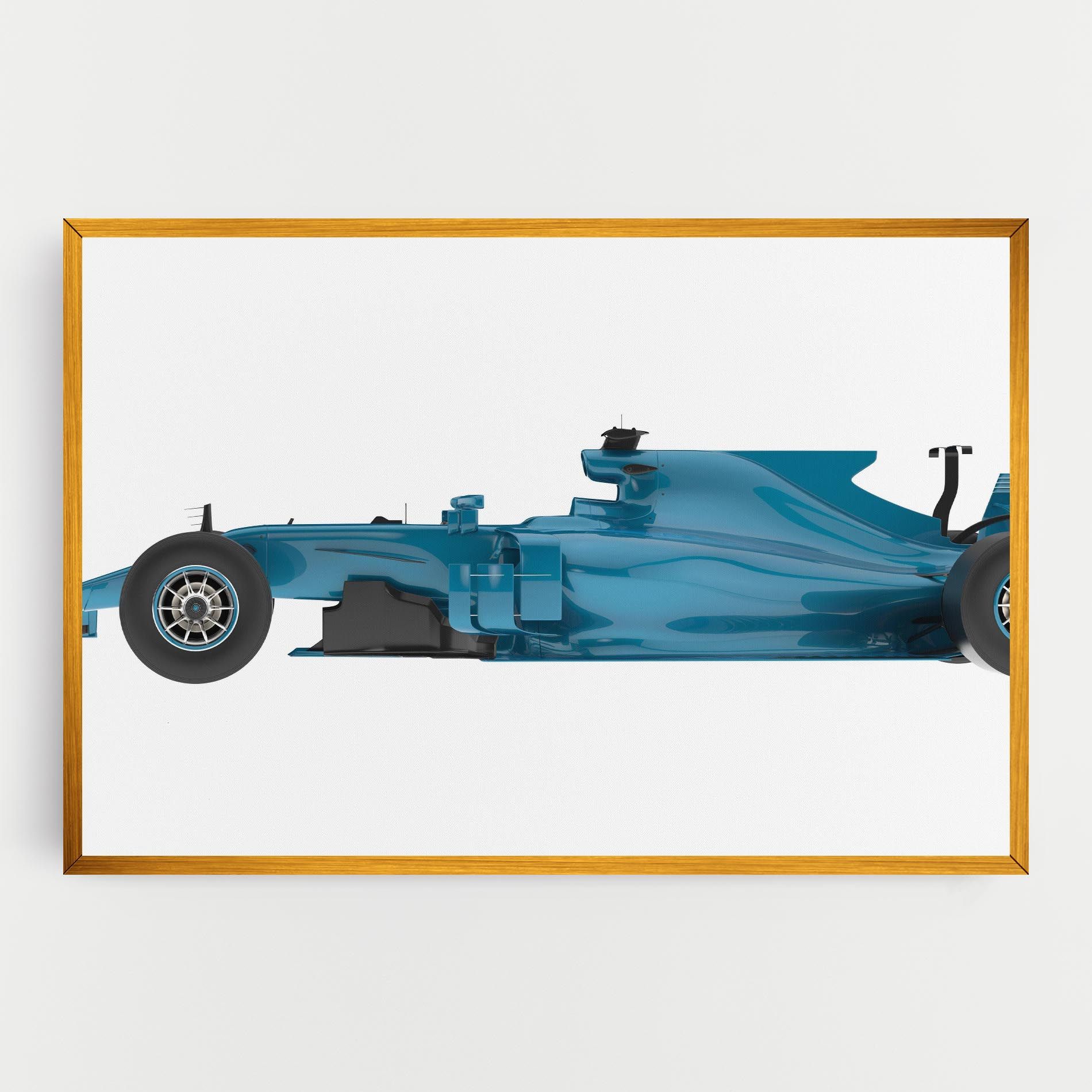 Blue F1 Toy mockup 0