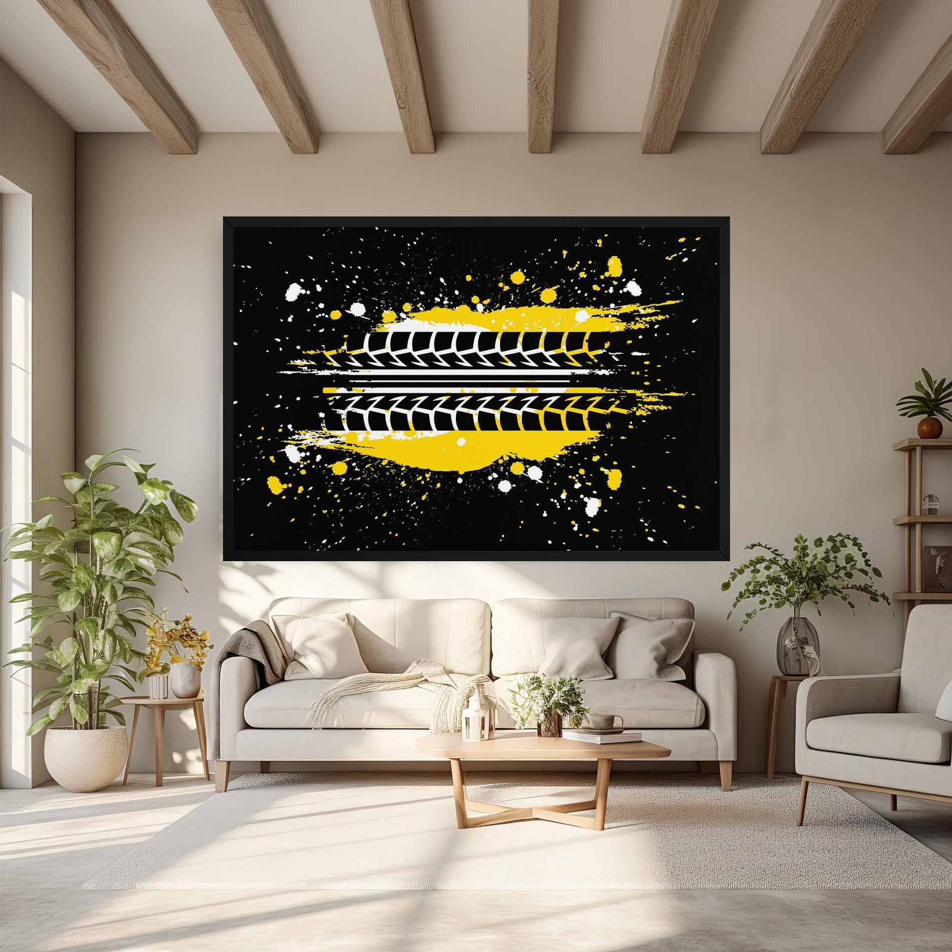 Yellow Traces mockup 6