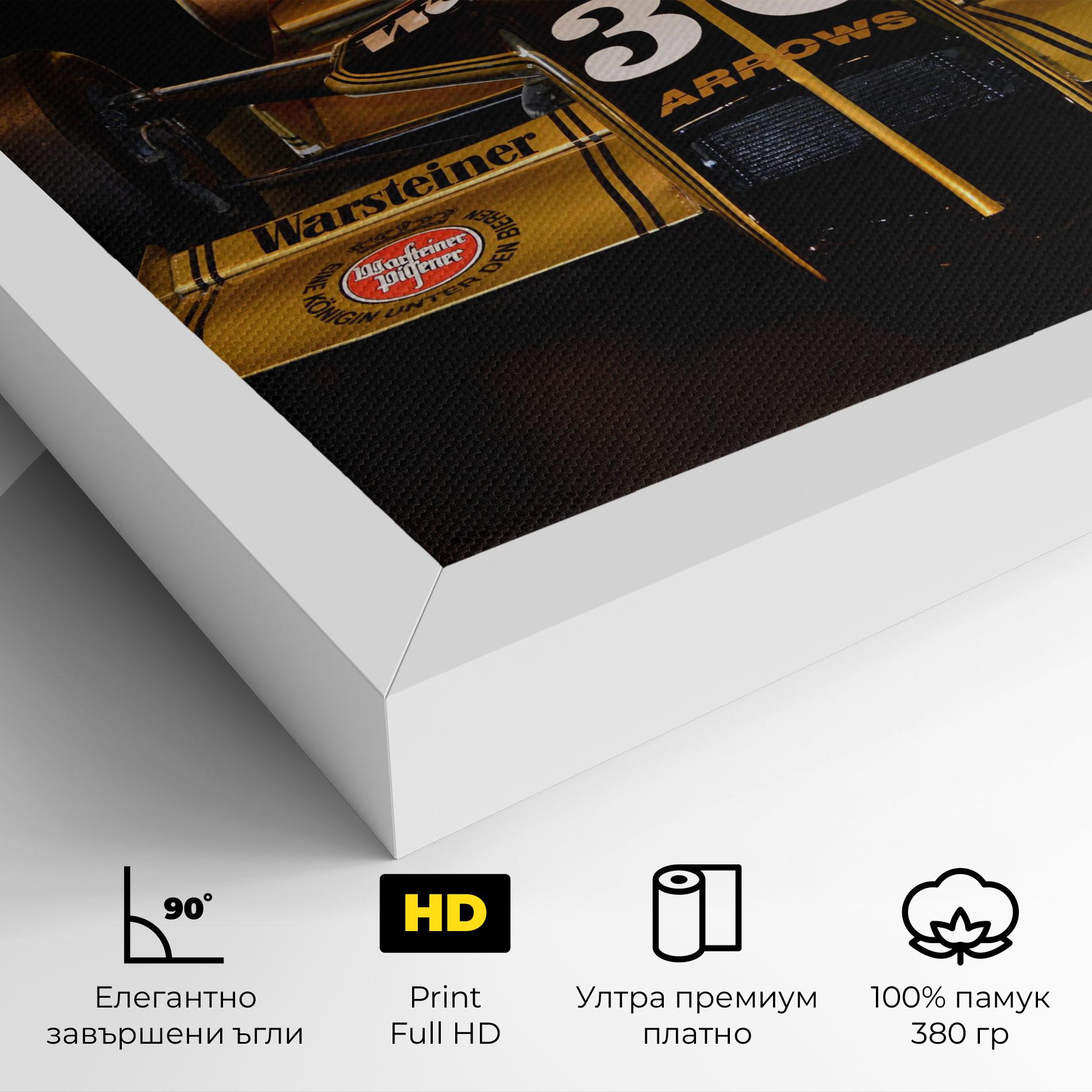 Картина на платно Formula 1 Car Color mockup 4