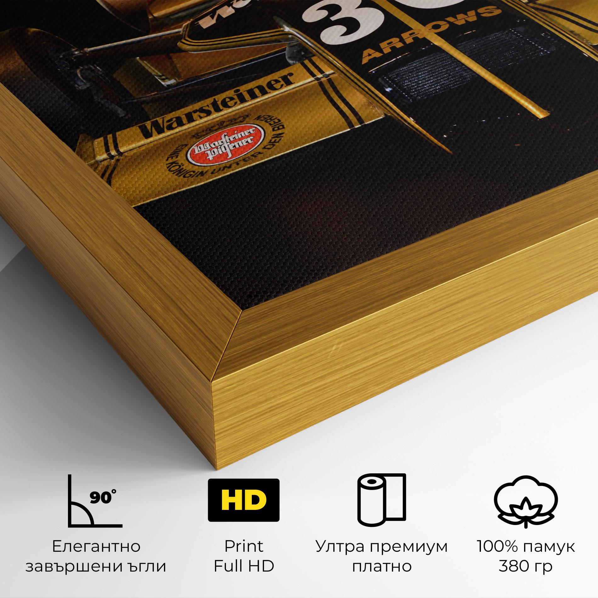 Картина на платно Formula 1 Car Color mockup 4