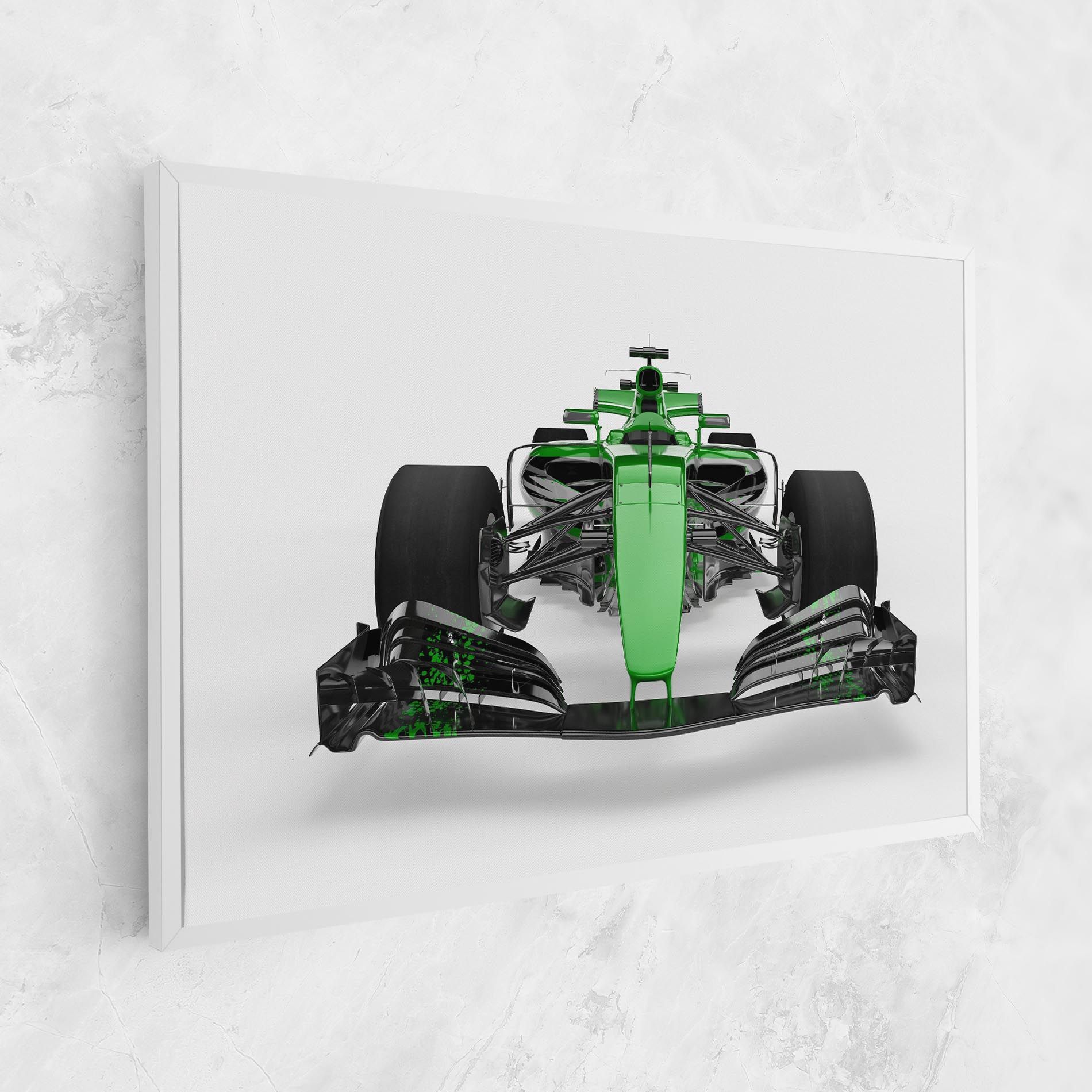 Green F1 Car mockup 1