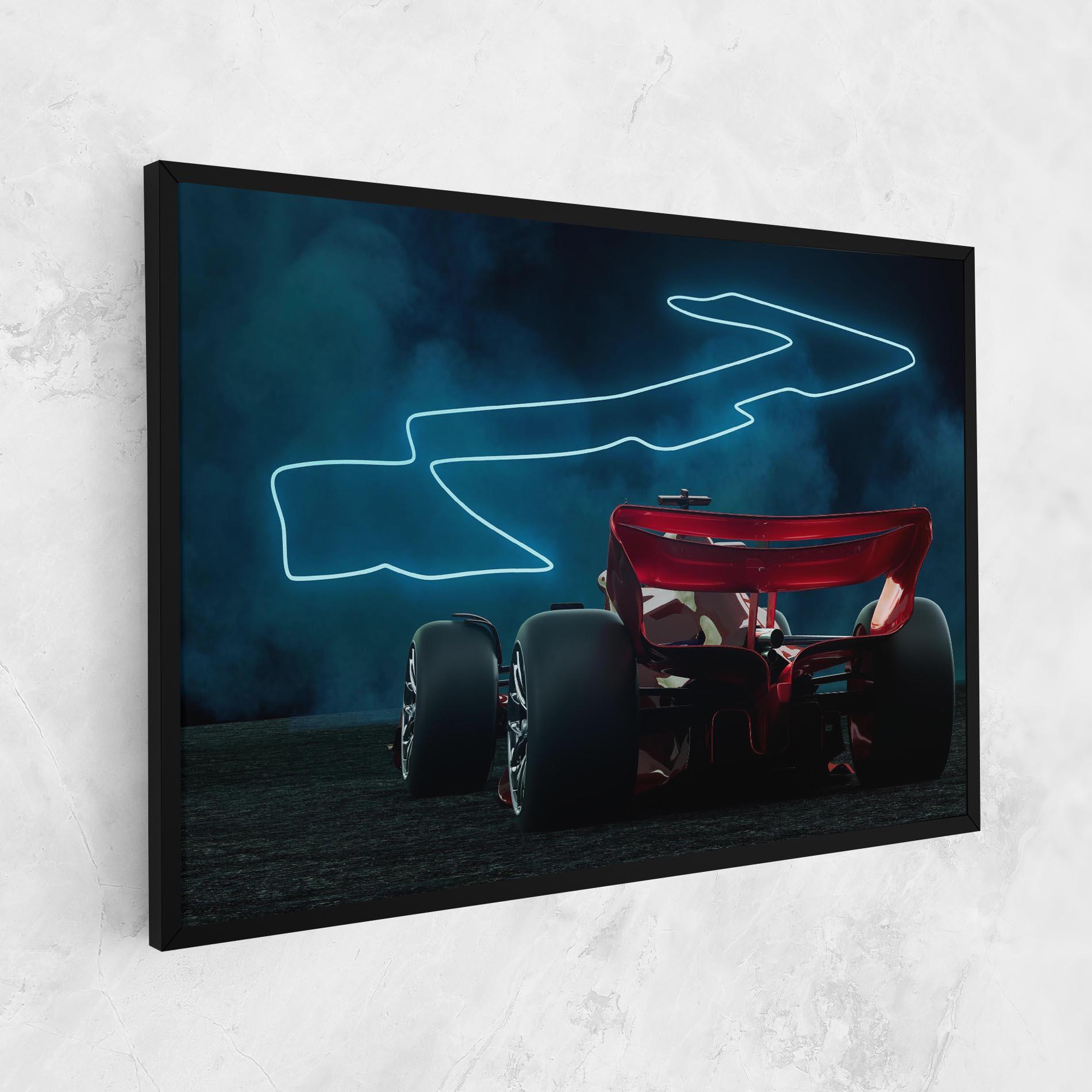 Картина на платно Race Car F1 mockup 1