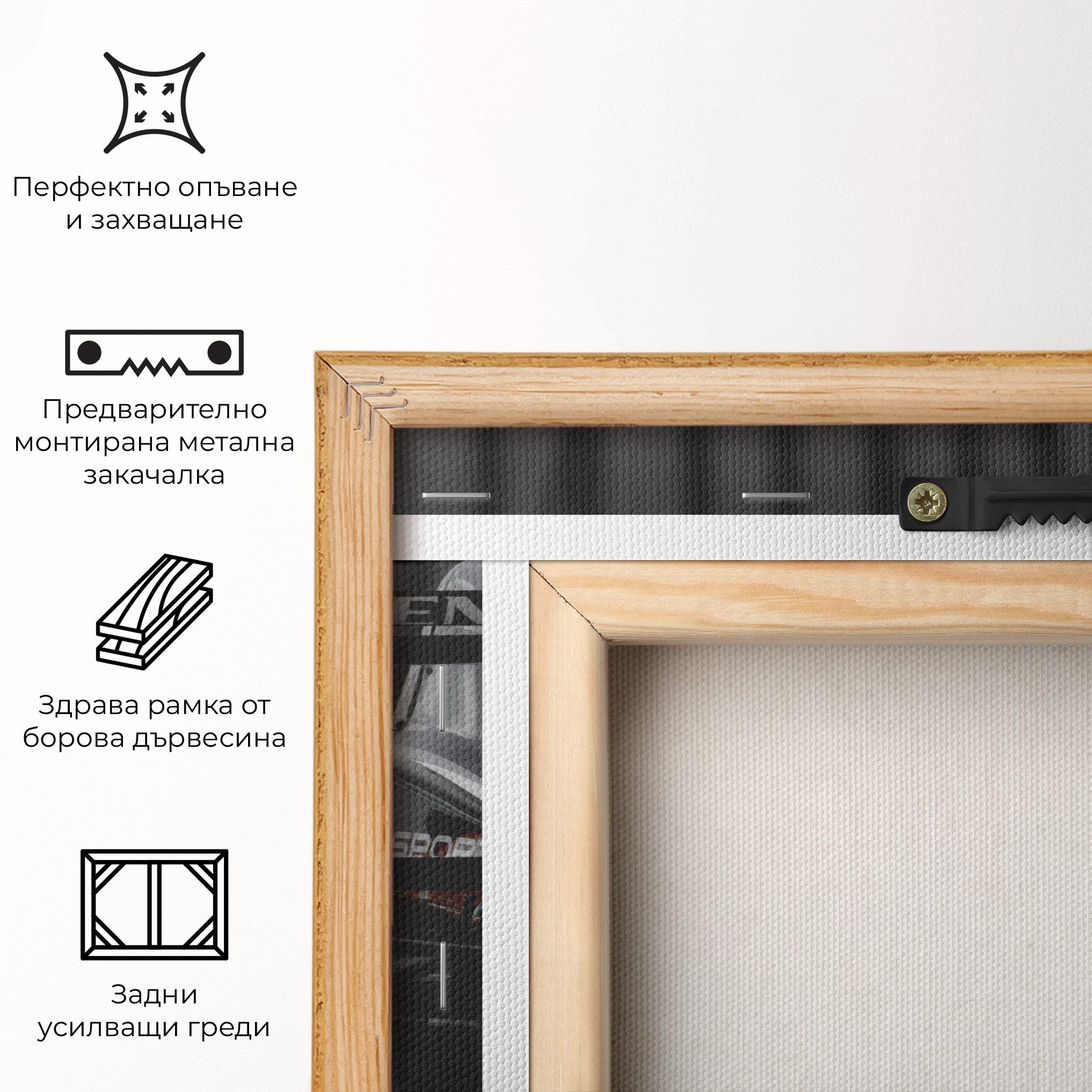 Картина на платно Grey F1 Cars mockup 5