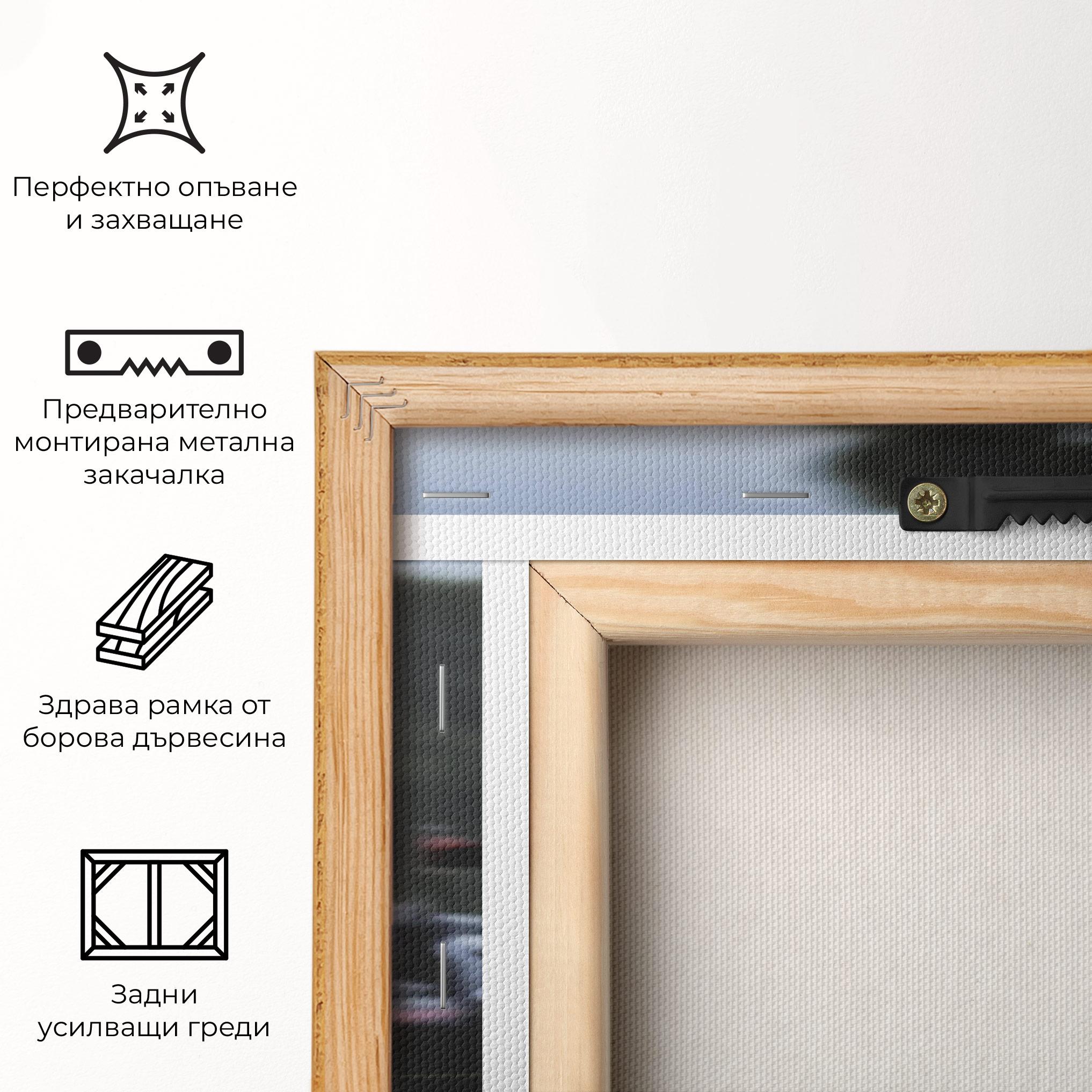 Картина на платно Red Racing Cars mockup 5