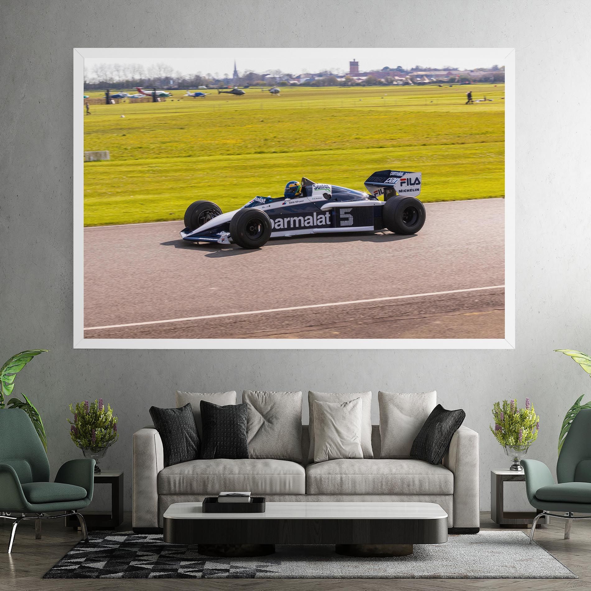 Black F1 Car mockup 7