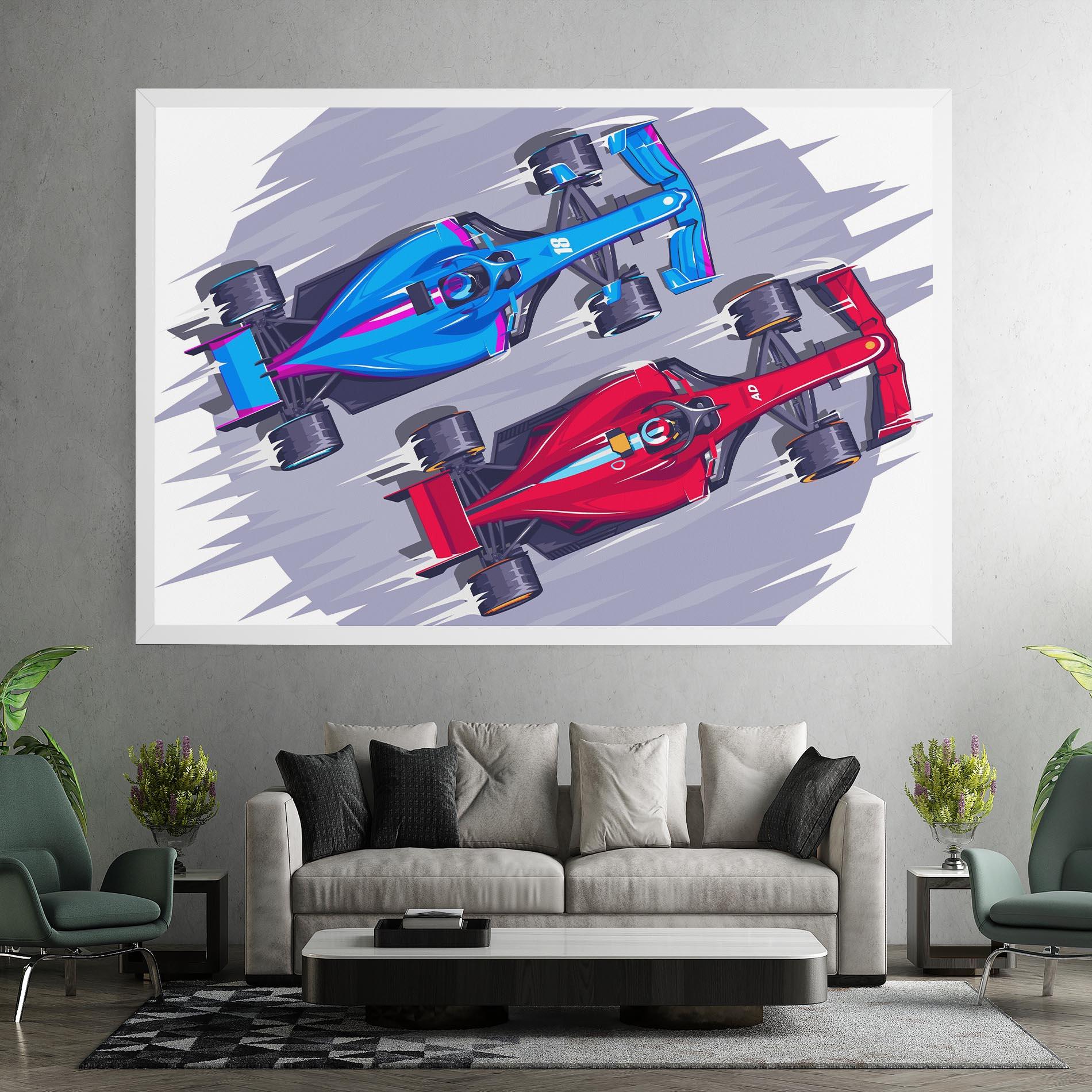 Картина на платно Bolides mockup 7