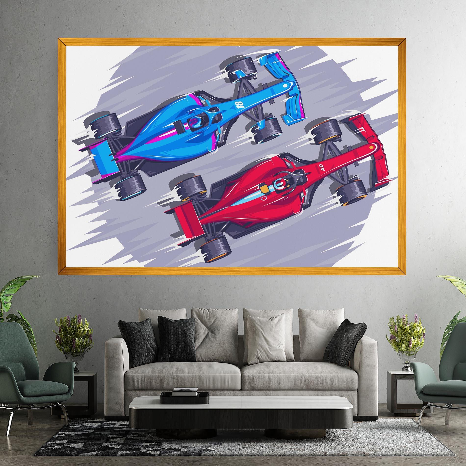 Картина на платно Bolides mockup 7