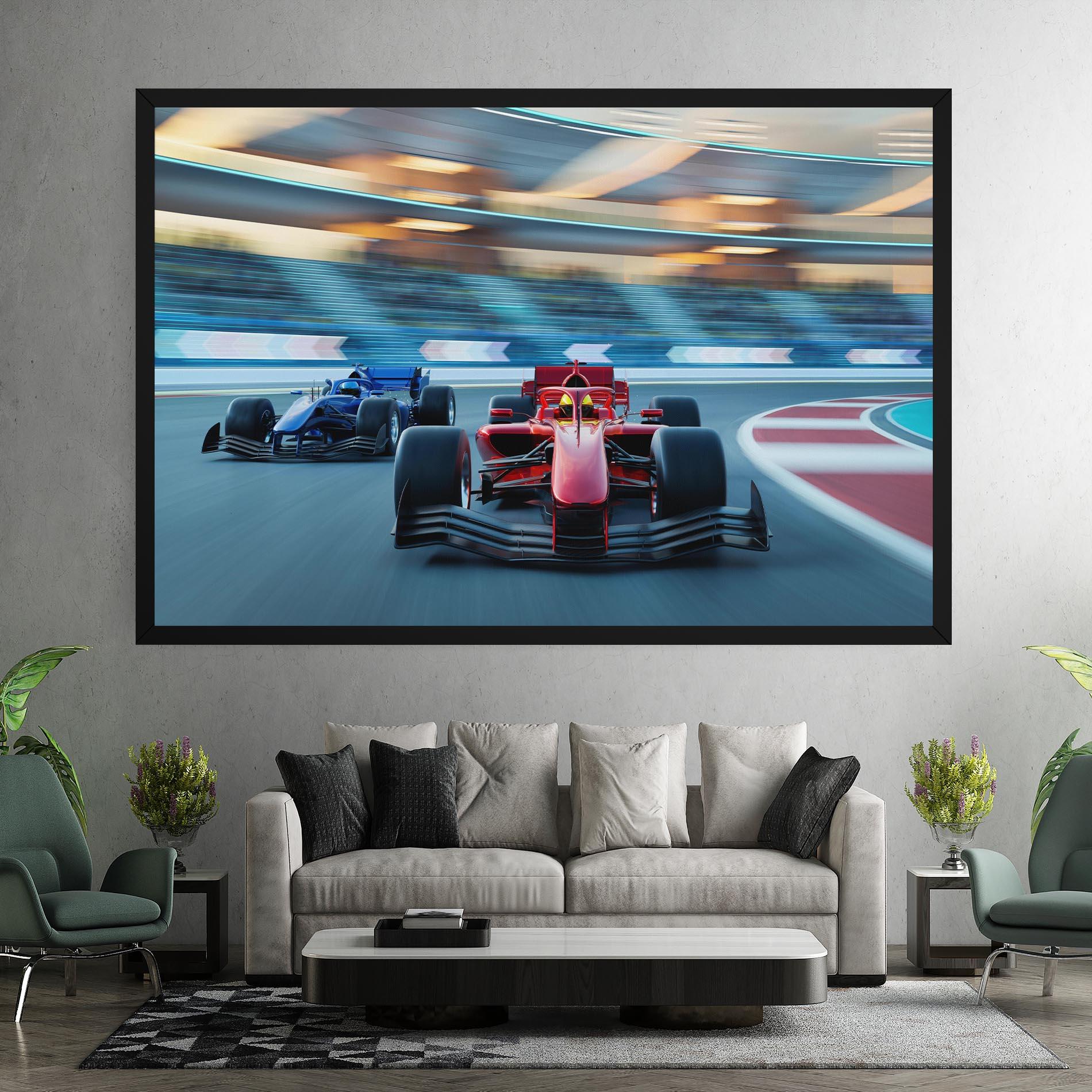 Картина на платно F1 Racing mockup 7
