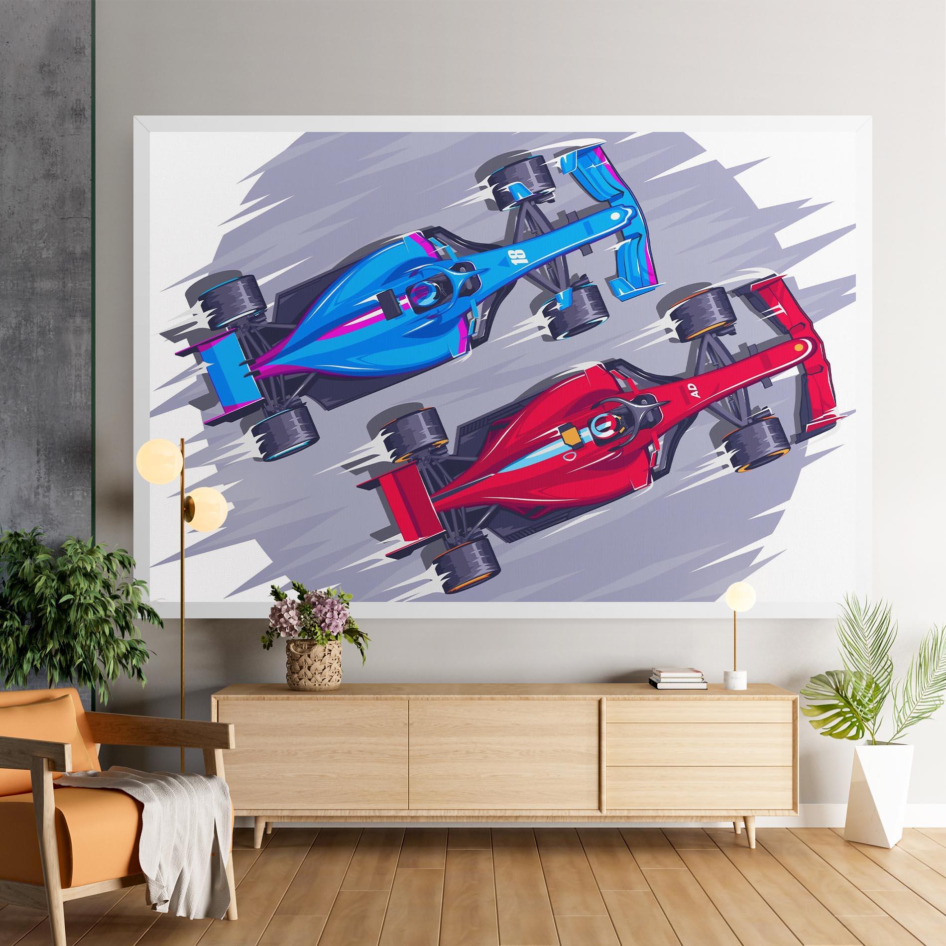 Картина на платно Bolides mockup 9