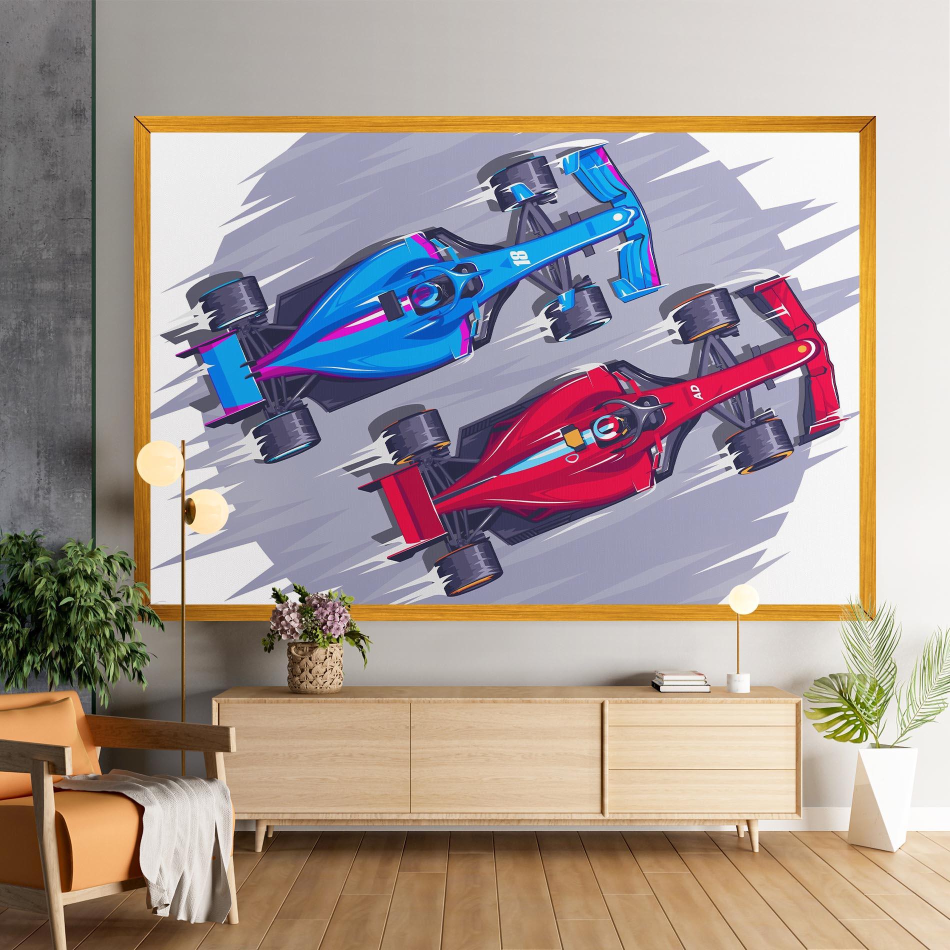 Картина на платно Bolides mockup 9