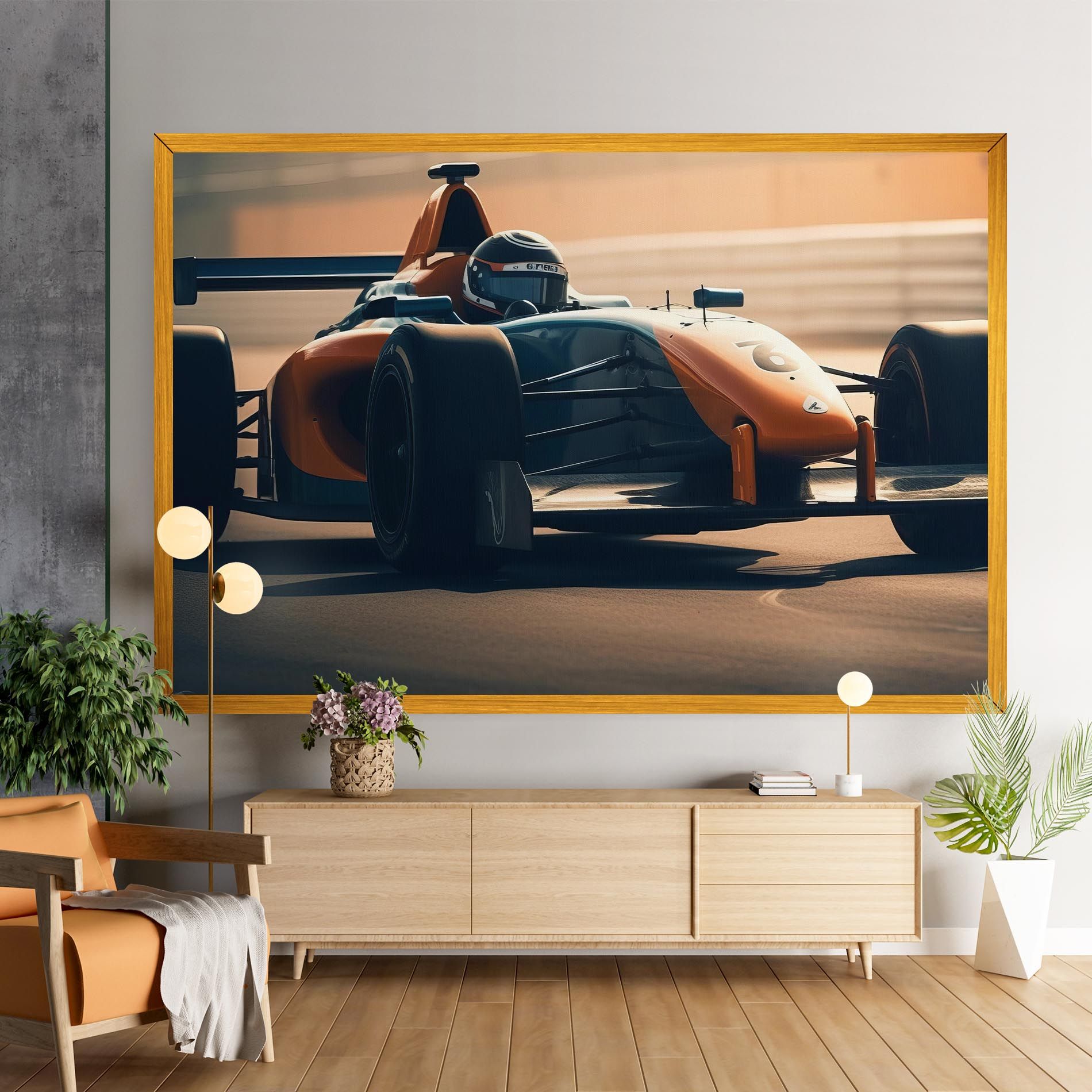 Orange Black F1 mockup 9