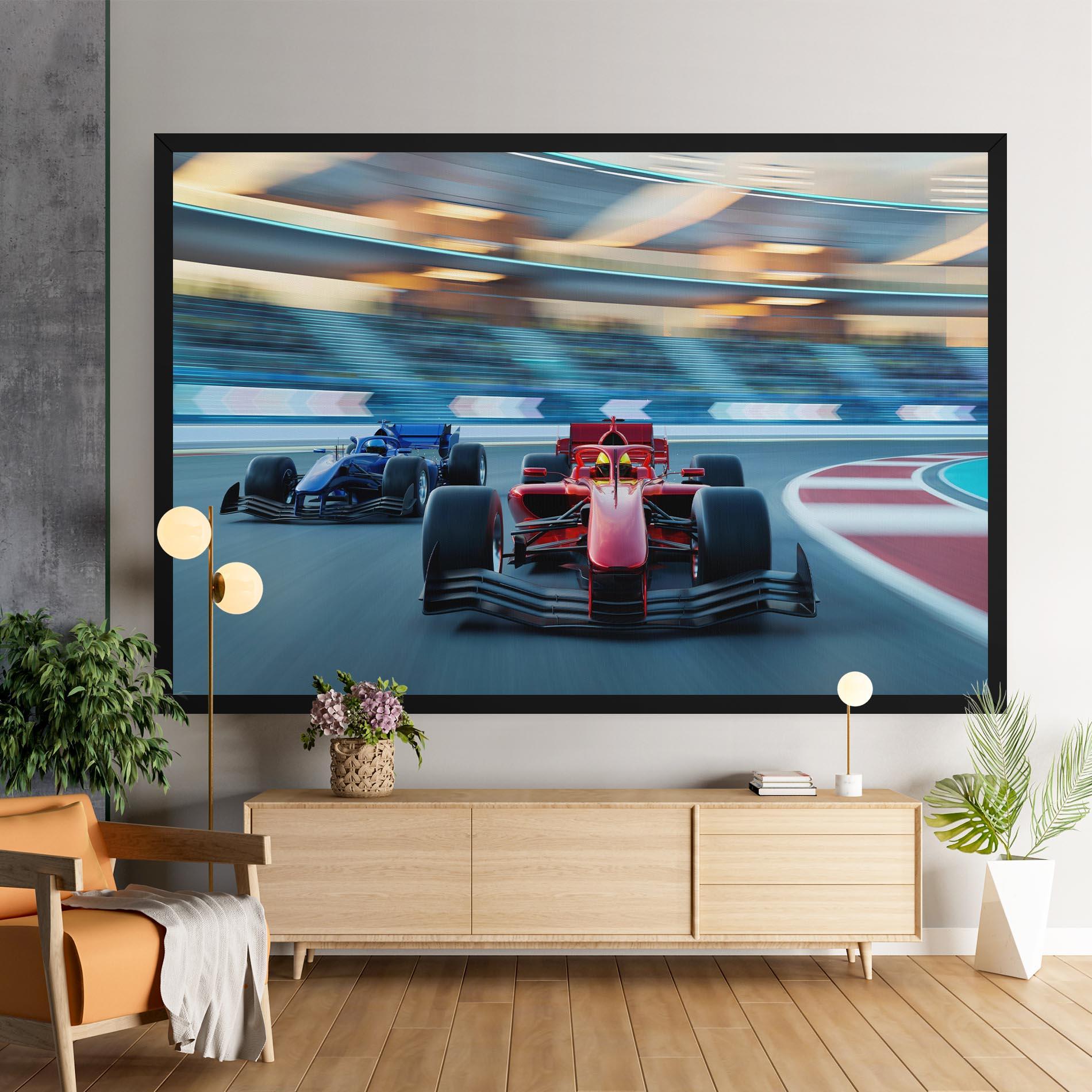 Картина на платно F1 Racing mockup 9