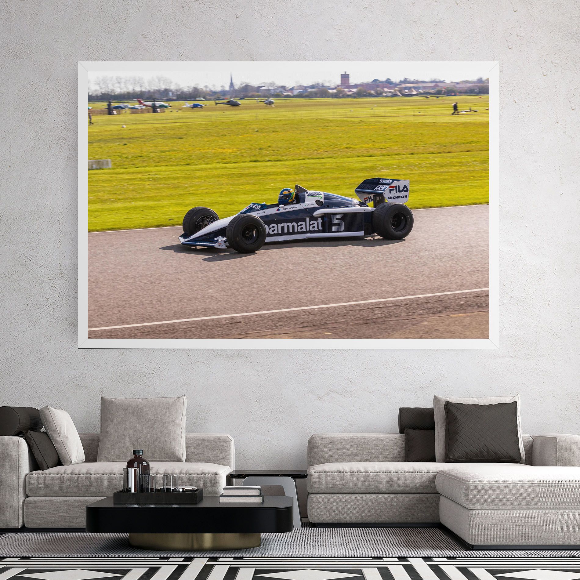 Black F1 Car mockup 2