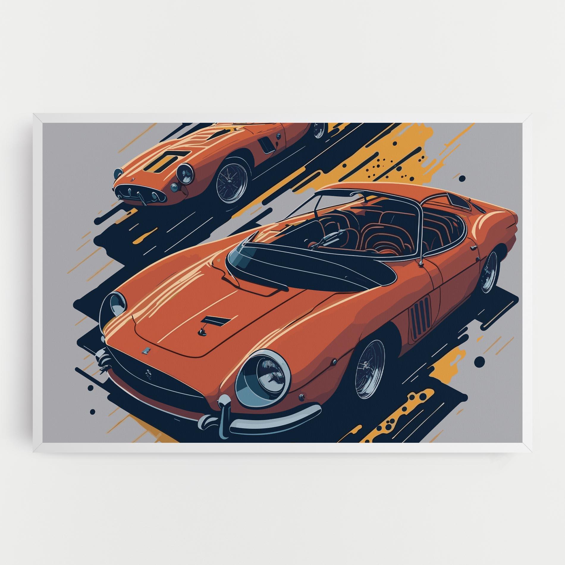 Картина на платно Ferrari 250 Gto mockup 0