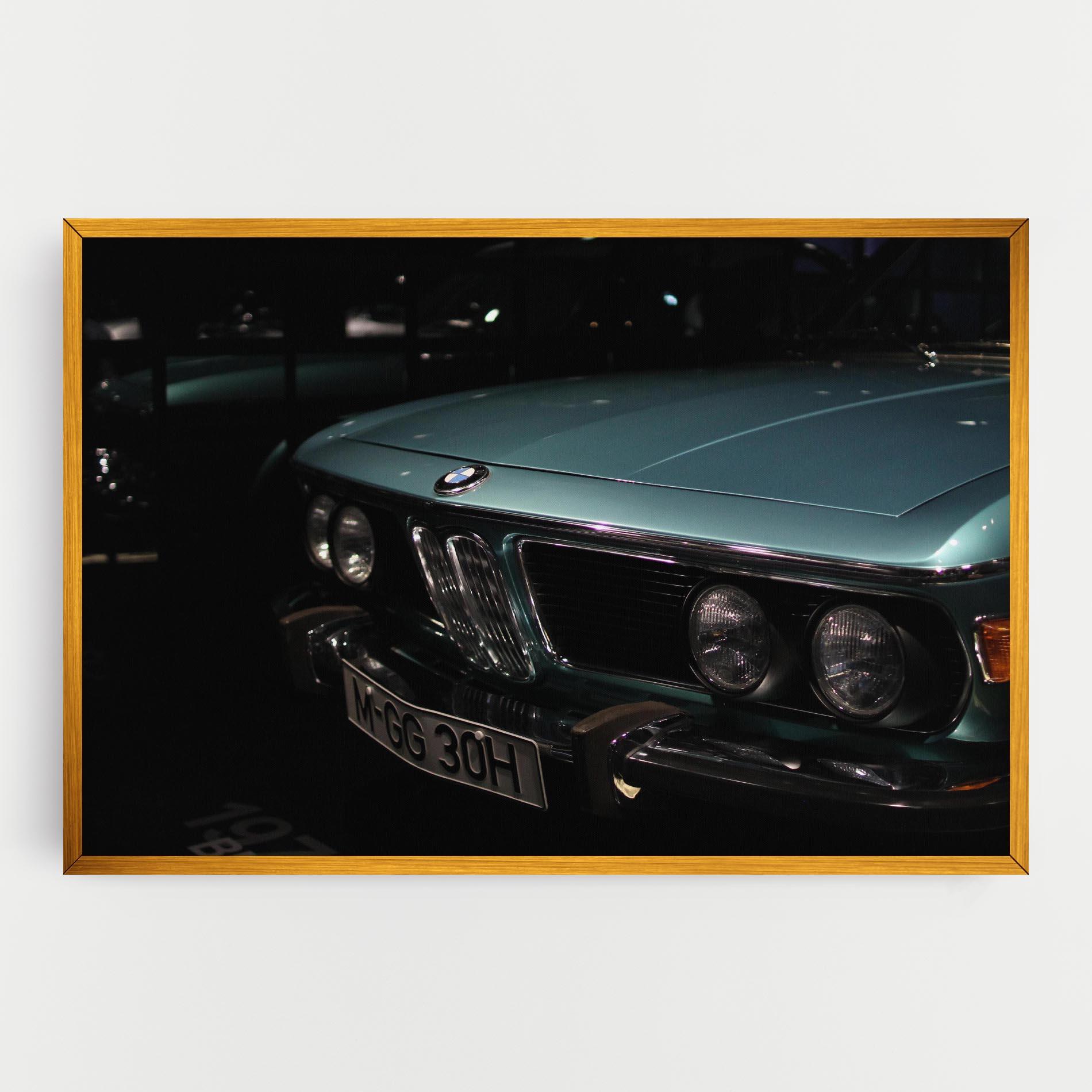 Картина на платно Old Bmw Headlight mockup 0