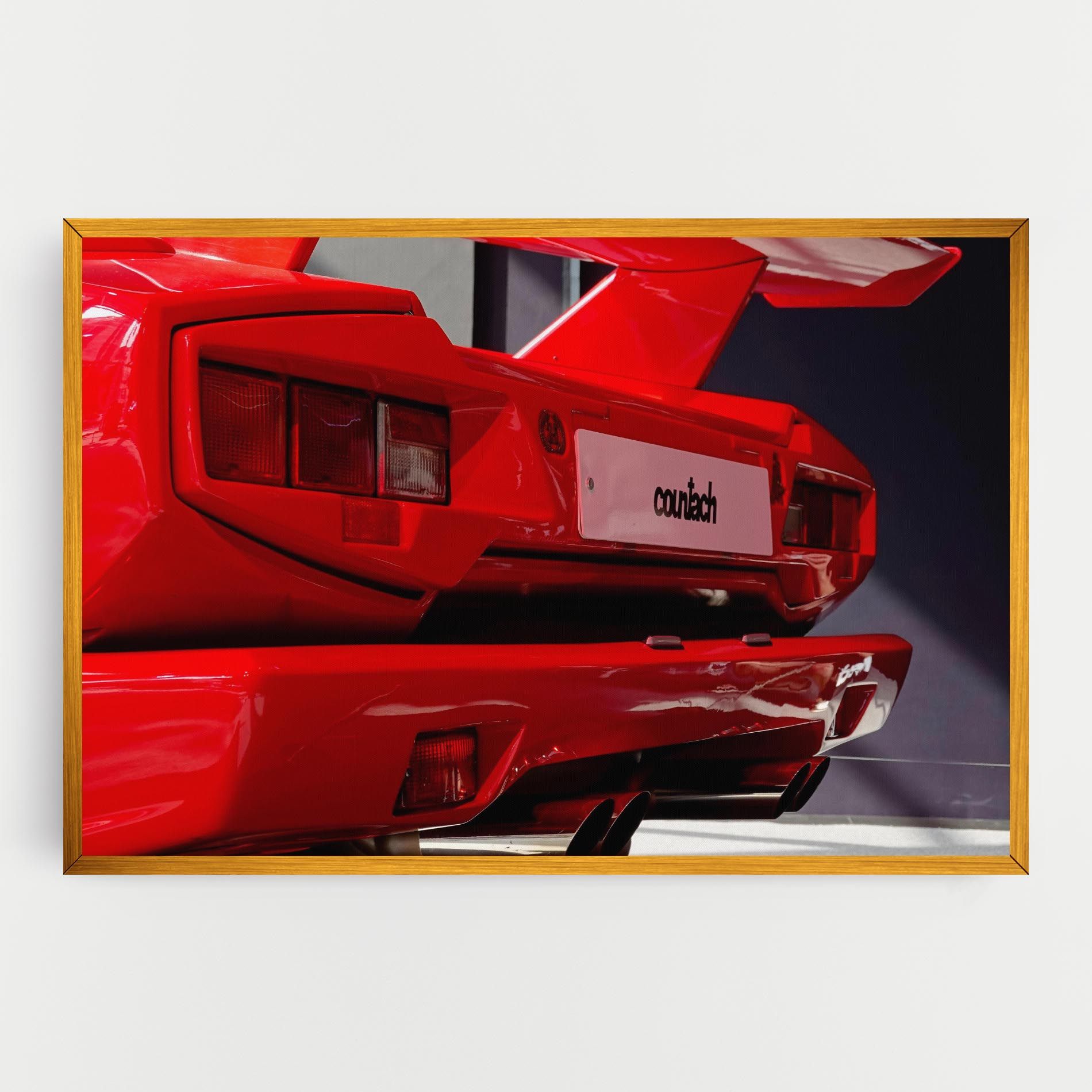 Red Rear Countach mockup 0