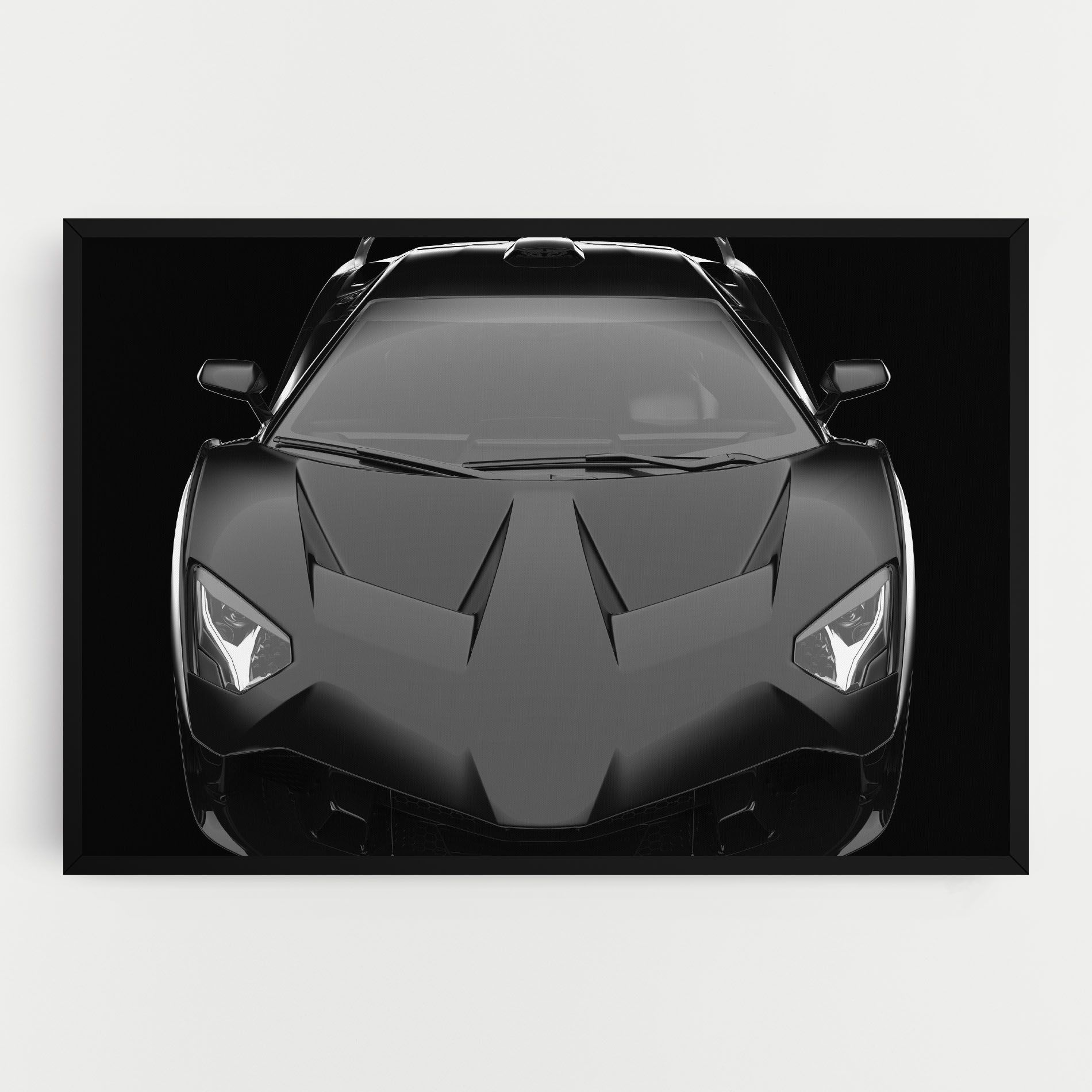 Black Matte Lambo mockup 0