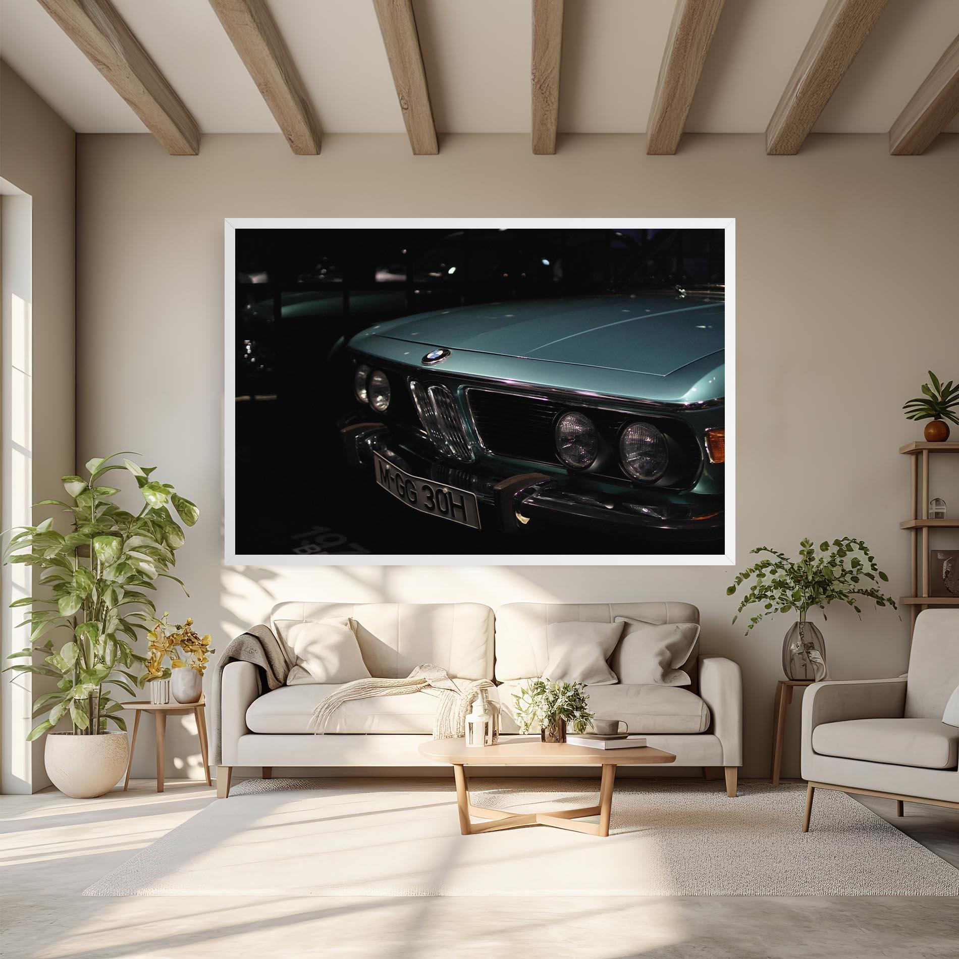 Картина на платно Old Bmw Headlight mockup 6