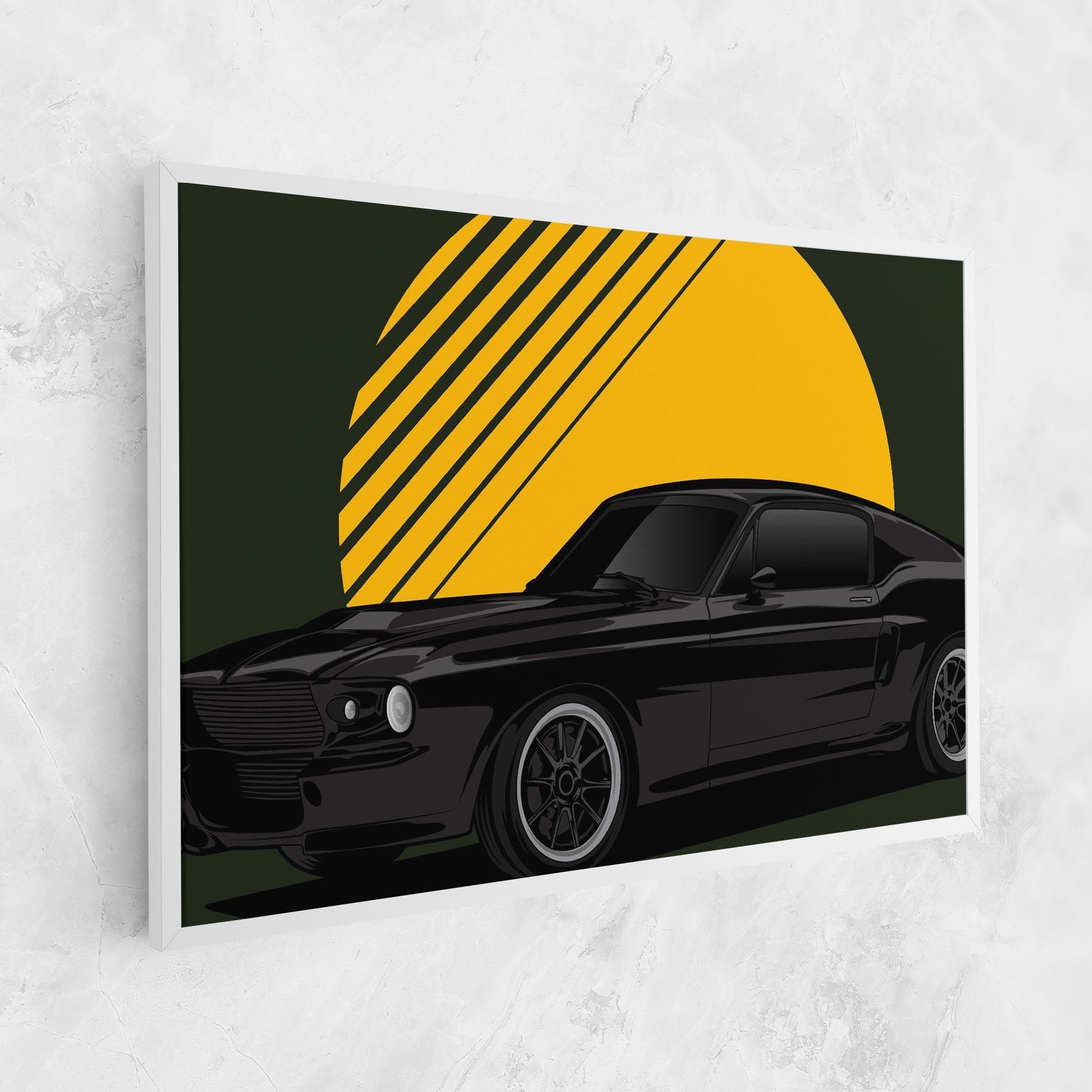 Black Car Sun mockup 1