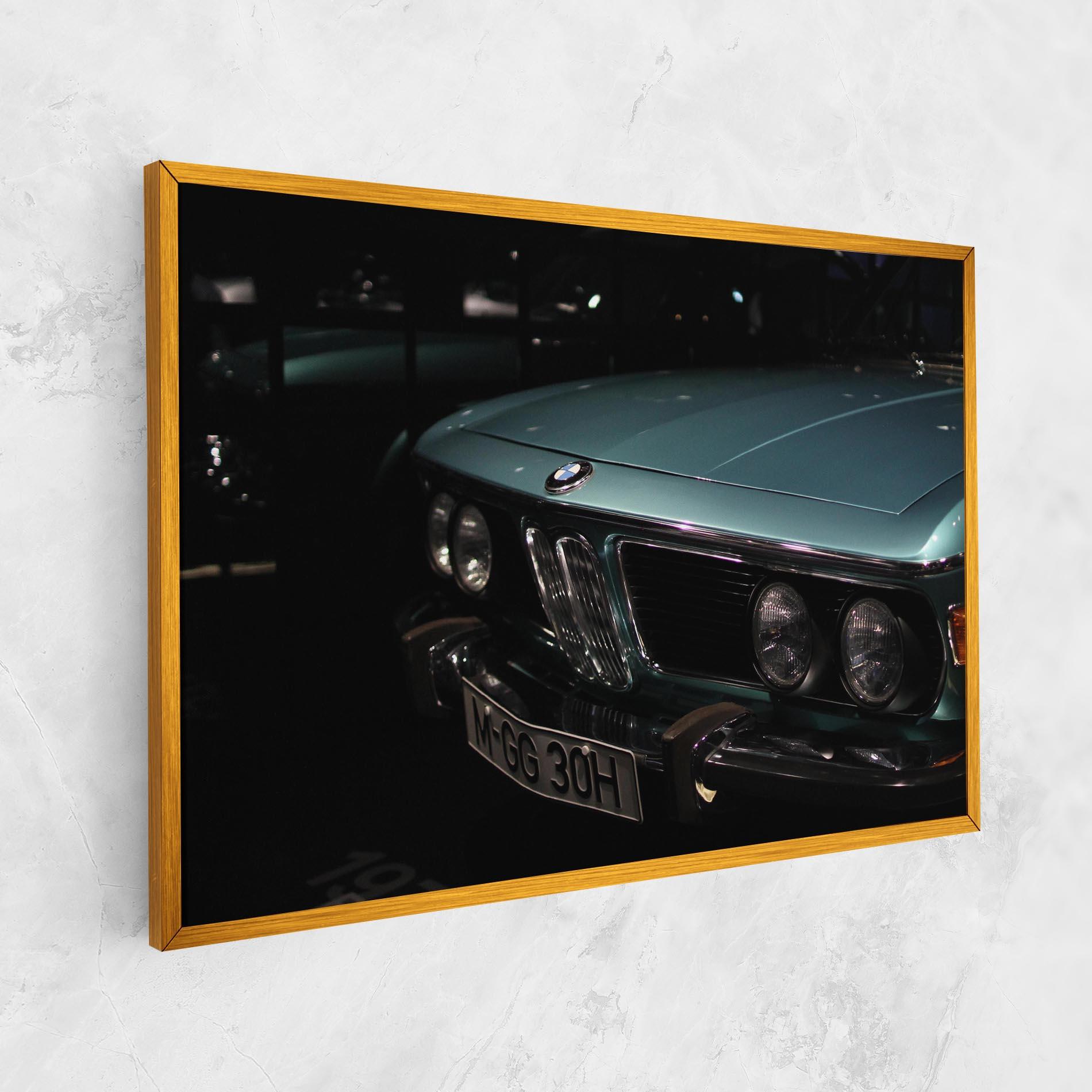 Картина на платно Old Bmw Headlight mockup 1