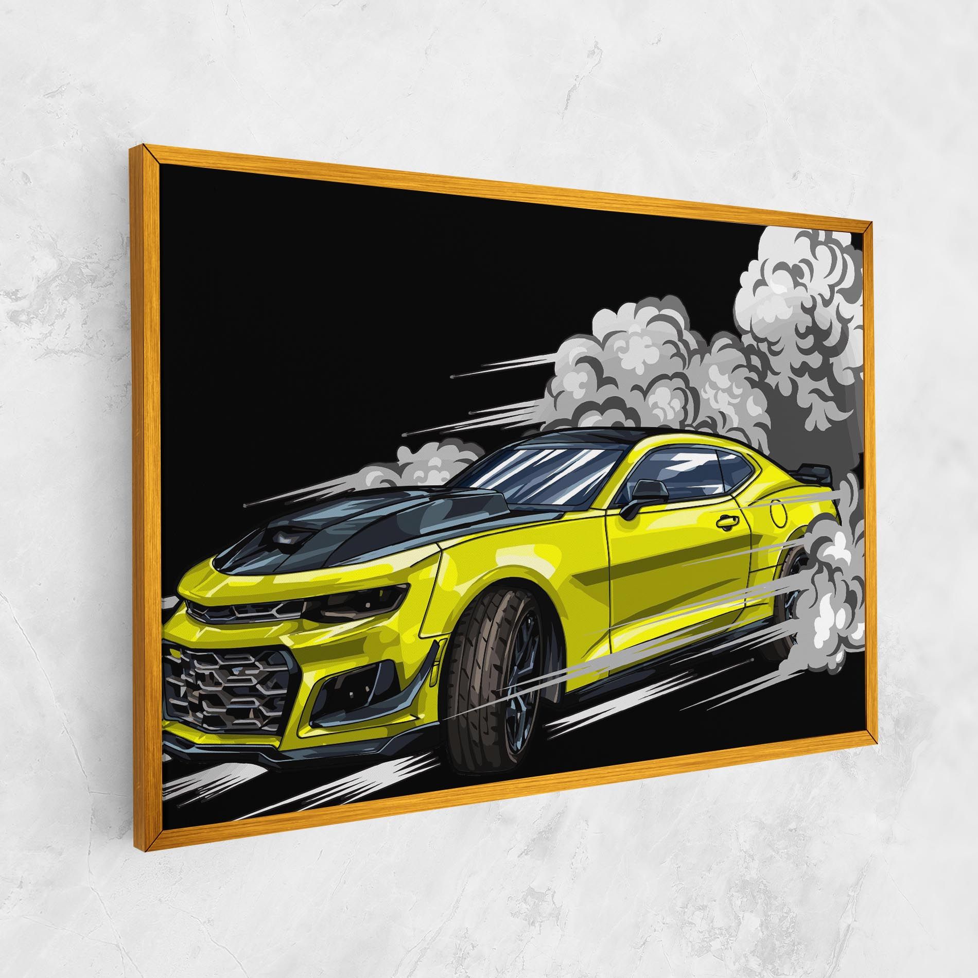 Racing Car Smoke mockup 1