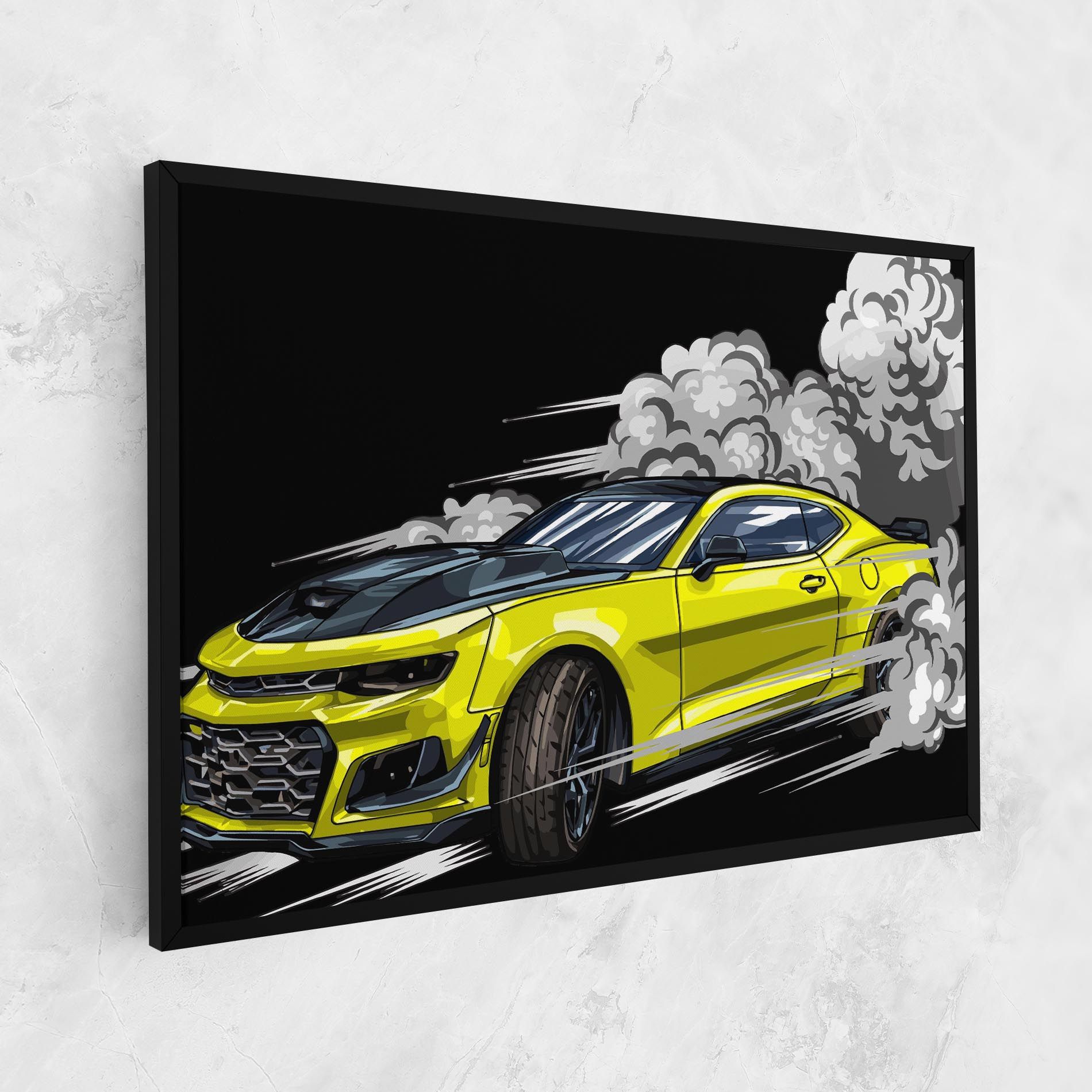 Racing Car Smoke mockup 1