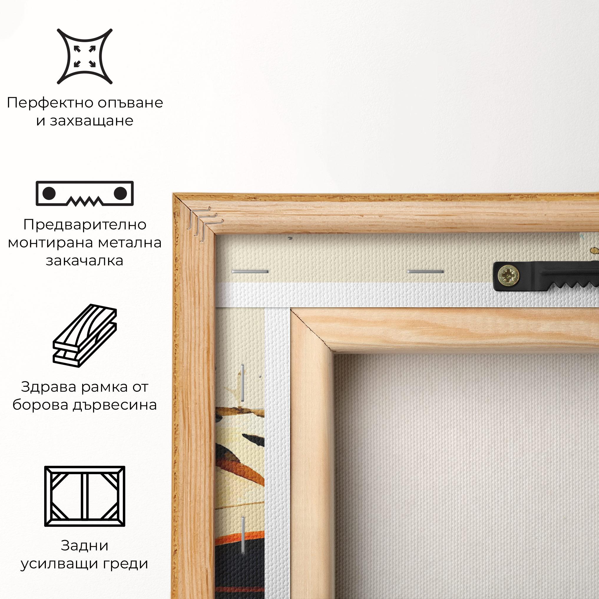 Картина на платно Orange Paint Car mockup 5