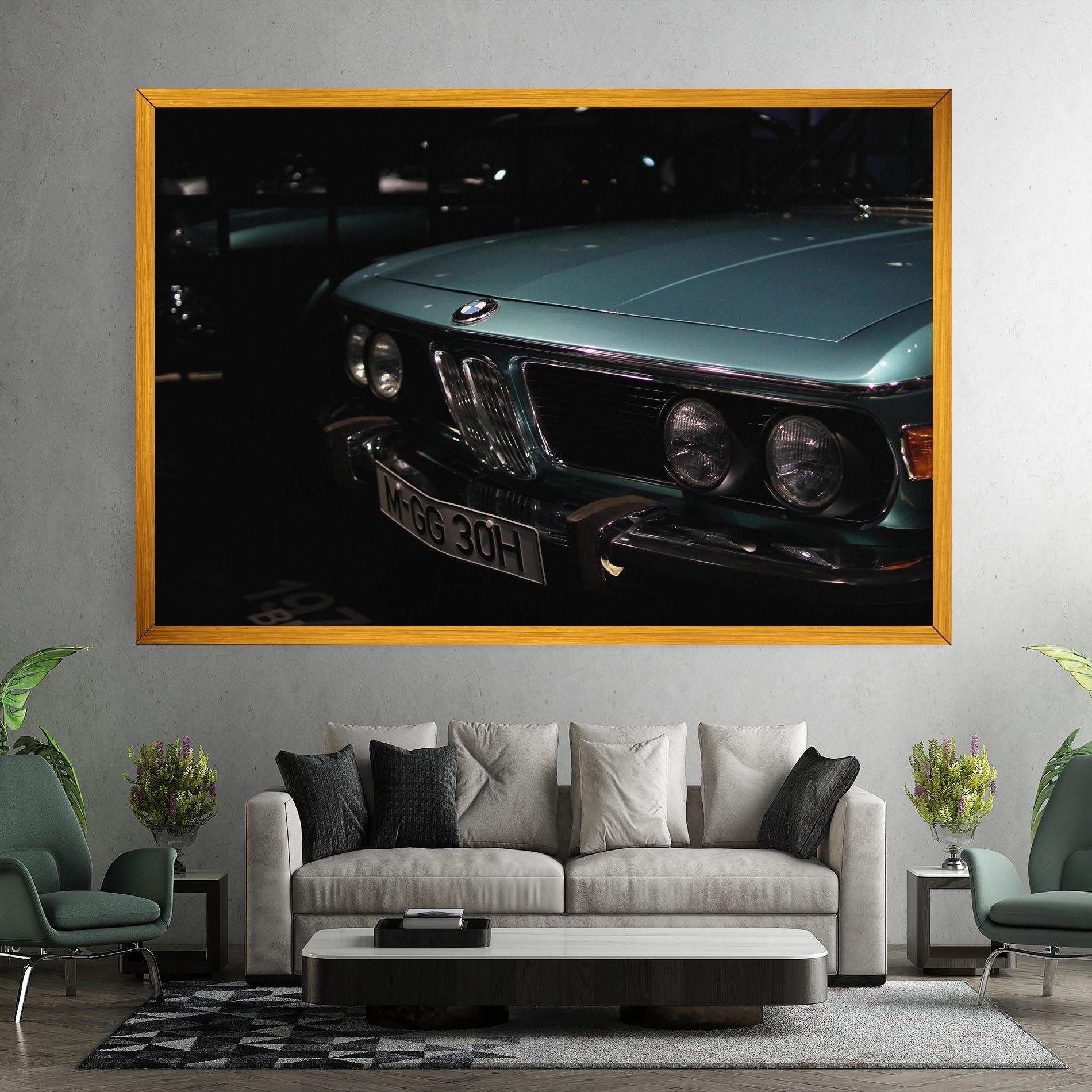 Картина на платно Old Bmw Headlight mockup 7